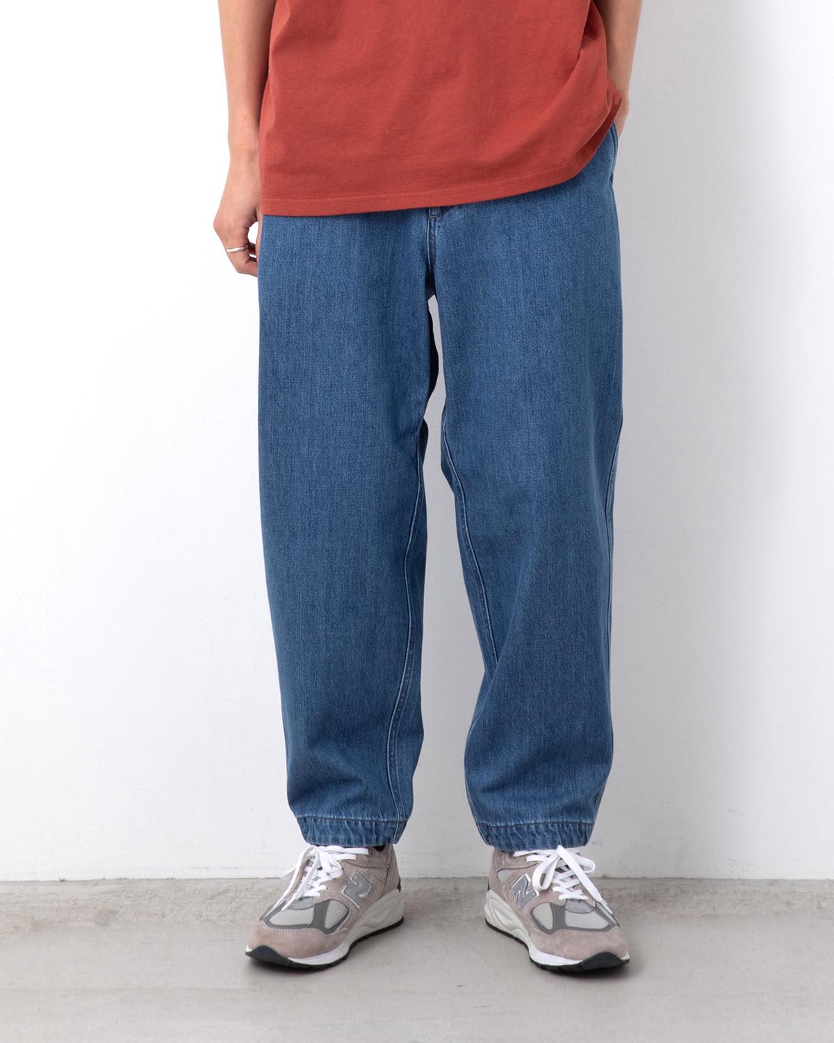 DENIM WIDE TAPERED FIELD PANTS