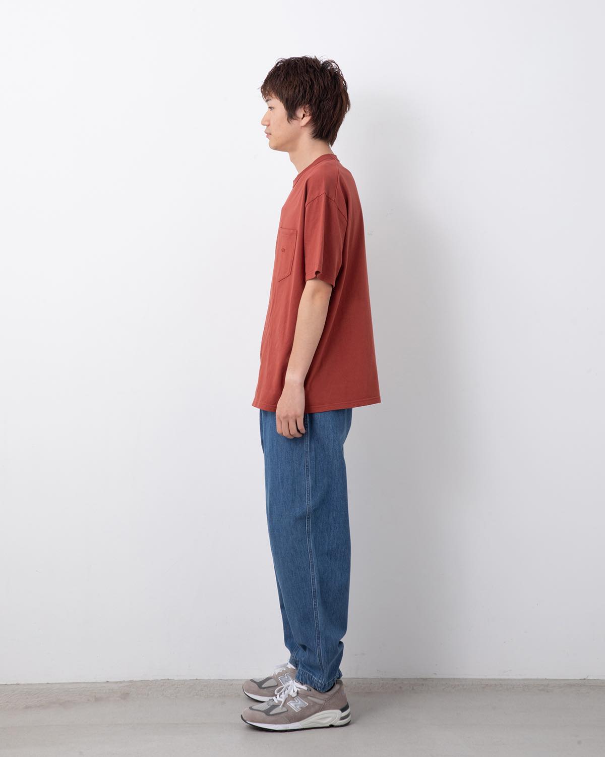 DENIM WIDE TAPERED FIELD PANTS