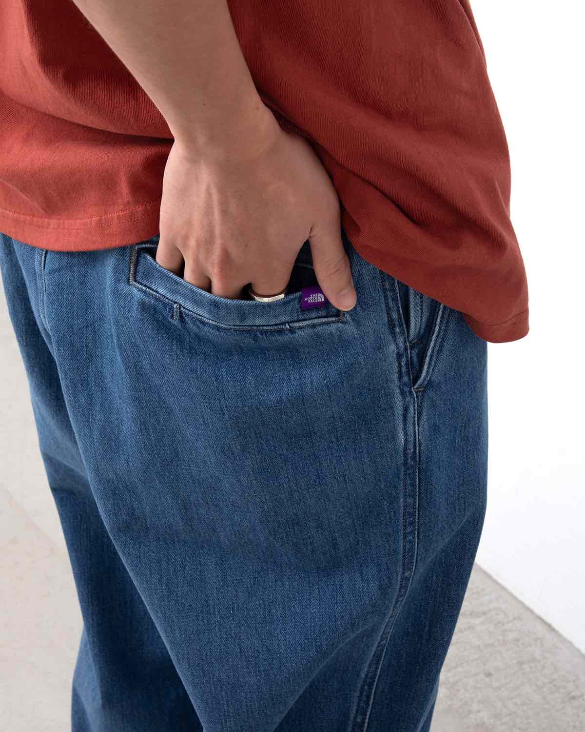 DENIM WIDE TAPERED FIELD PANTS