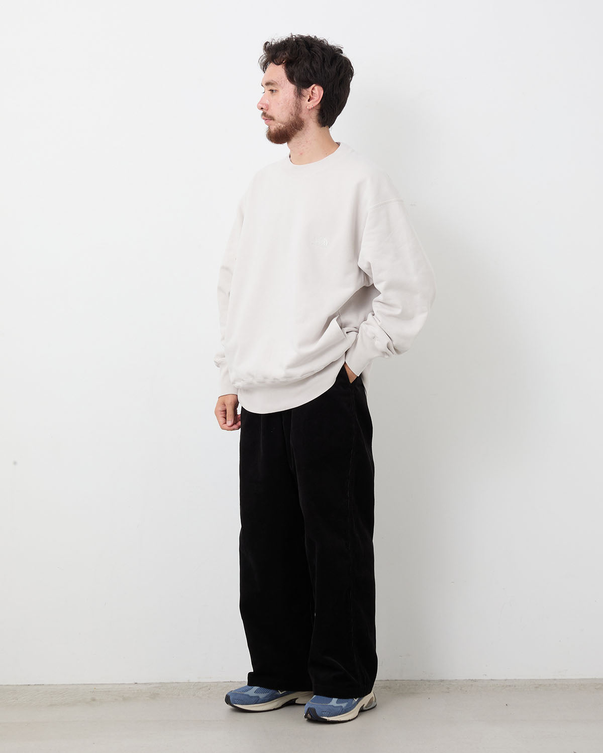 CORDUROY WIDE STRAIGHT FIELD PANTS