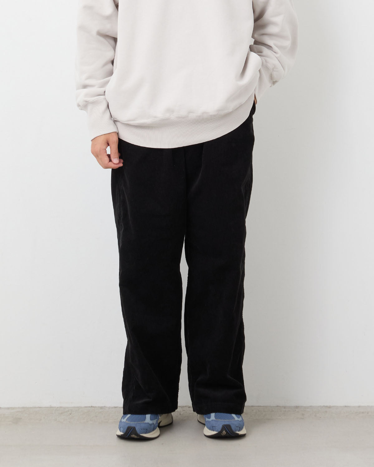 CORDUROY WIDE STRAIGHT FIELD PANTS