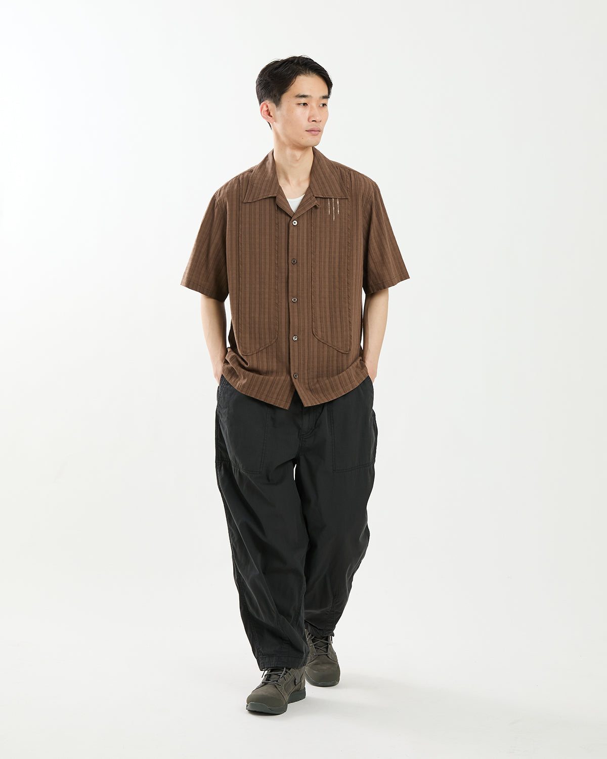 RIPSTOP WIDE CROPPED FIELD PANTS