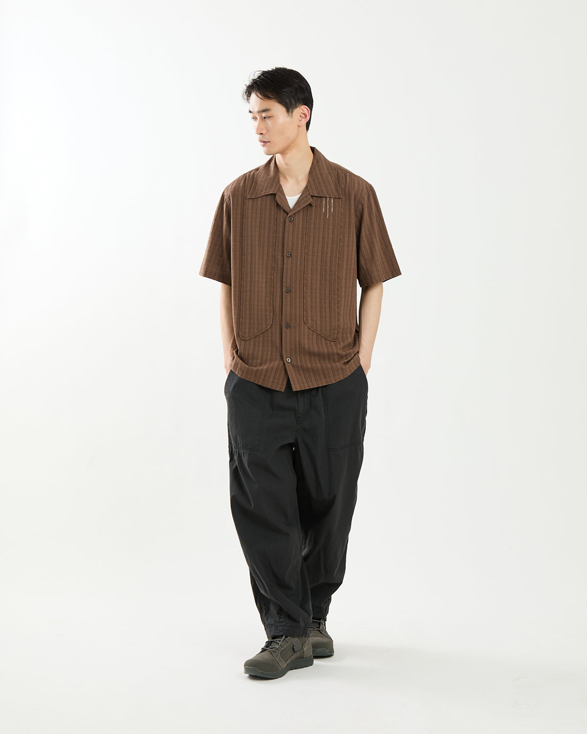 RIPSTOP WIDE CROPPED FIELD PANTS