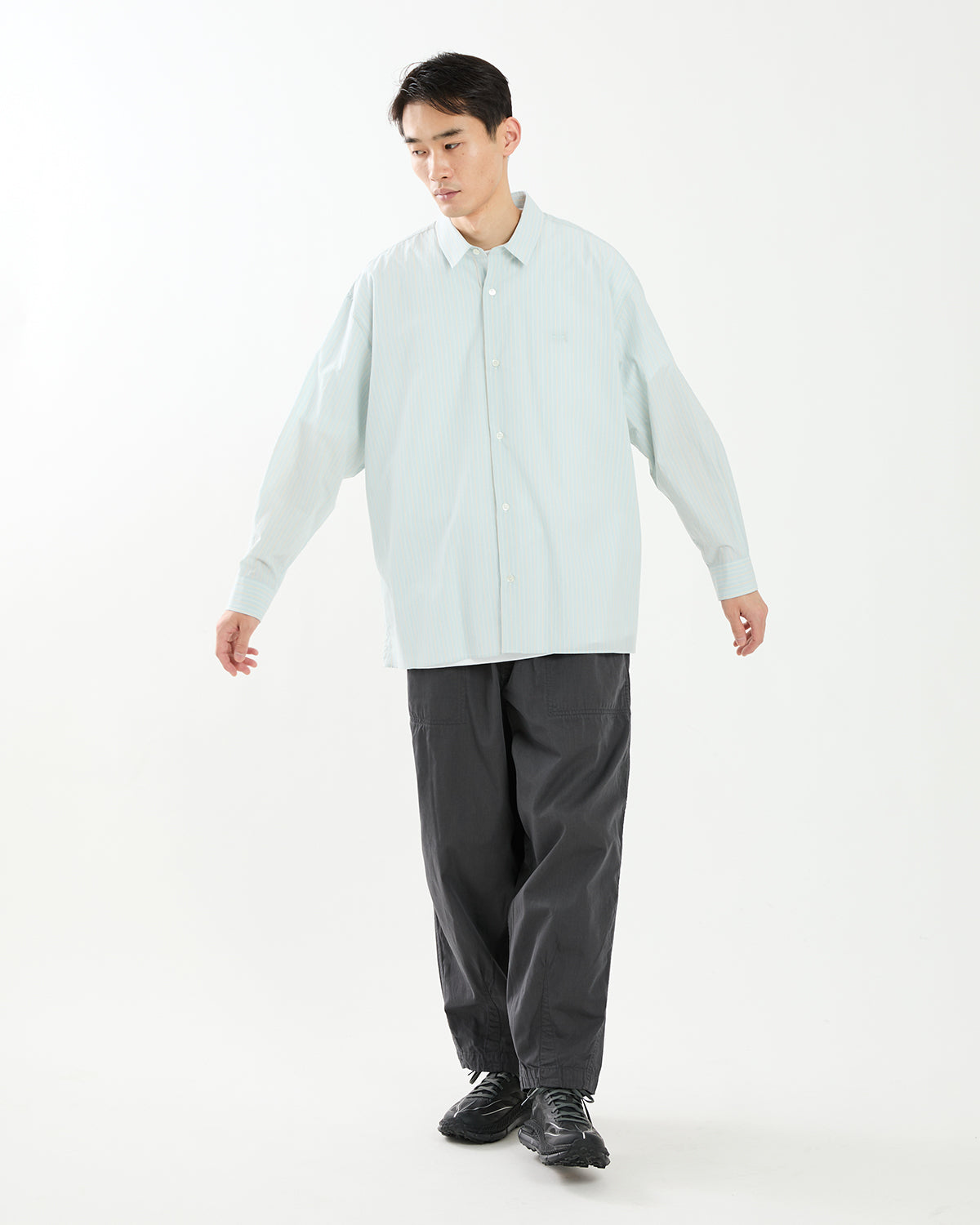 RIPSTOP WIDE CROPPED FIELD PANTS