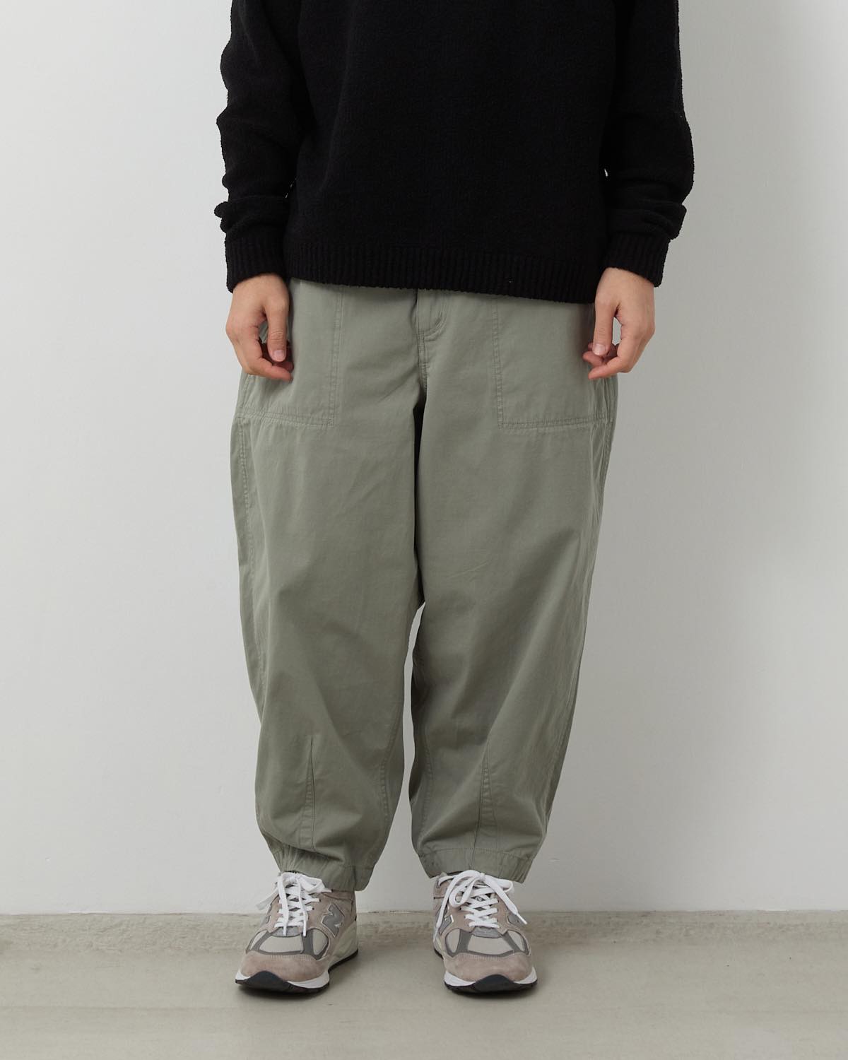 RIPSTOP WIDE CROPPED FIELD PANTS