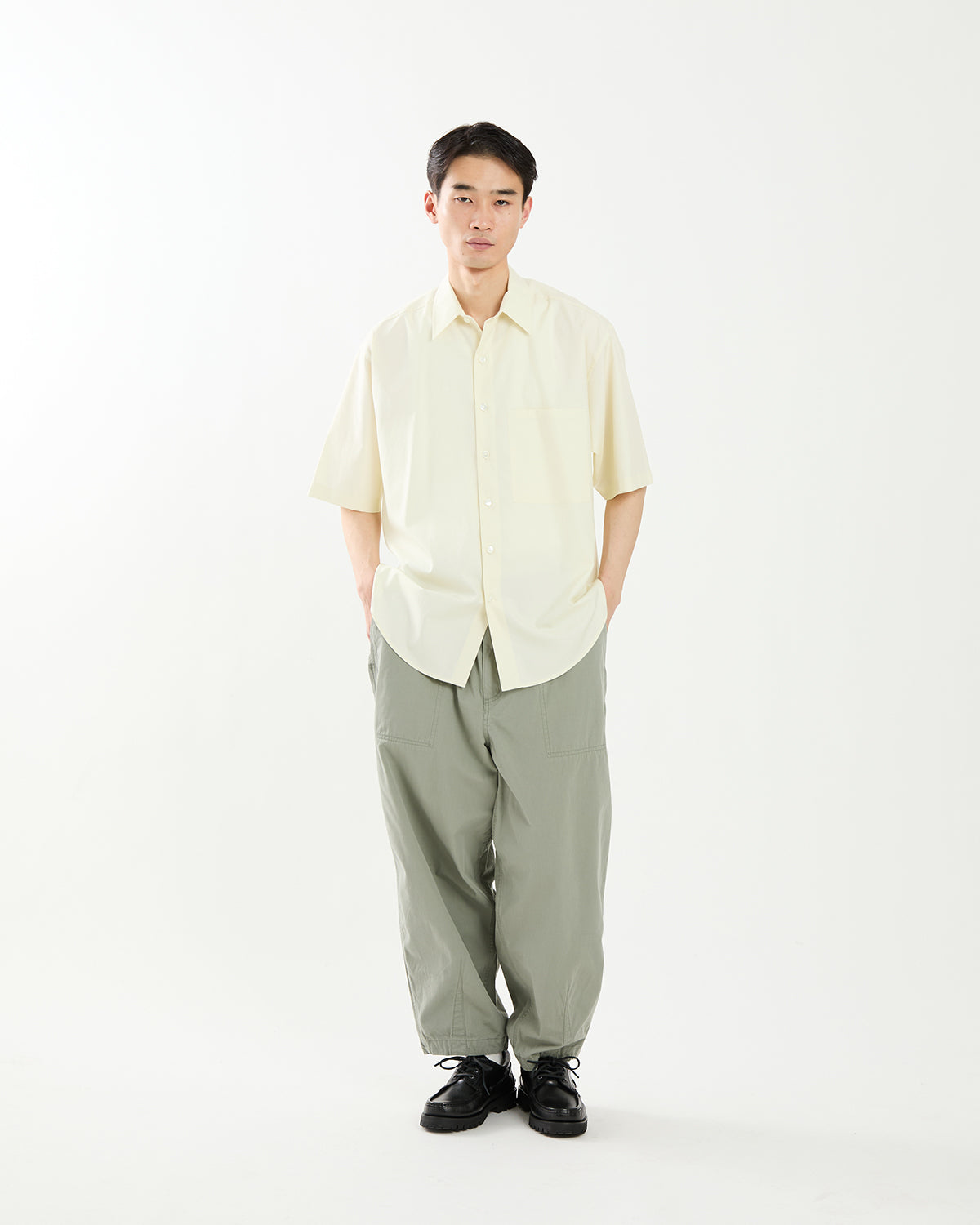 RIPSTOP WIDE CROPPED FIELD PANTS
