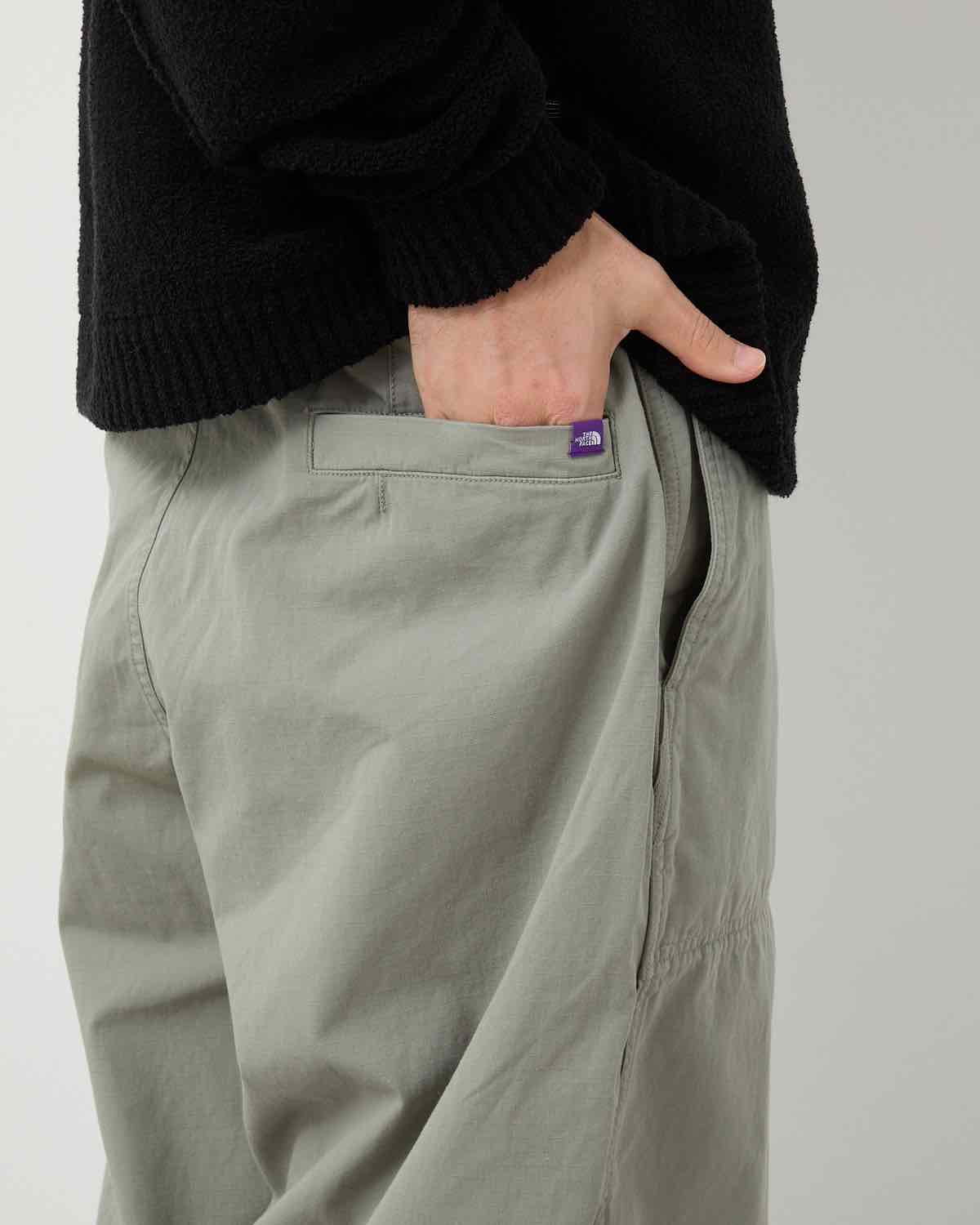 RIPSTOP WIDE CROPPED FIELD PANTS
