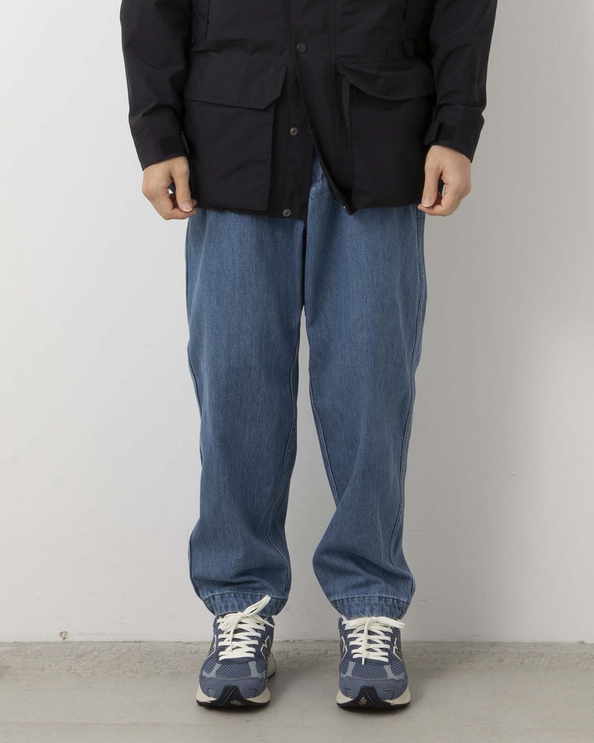 DENIM WIDE TAPERED FIELD PANTS
