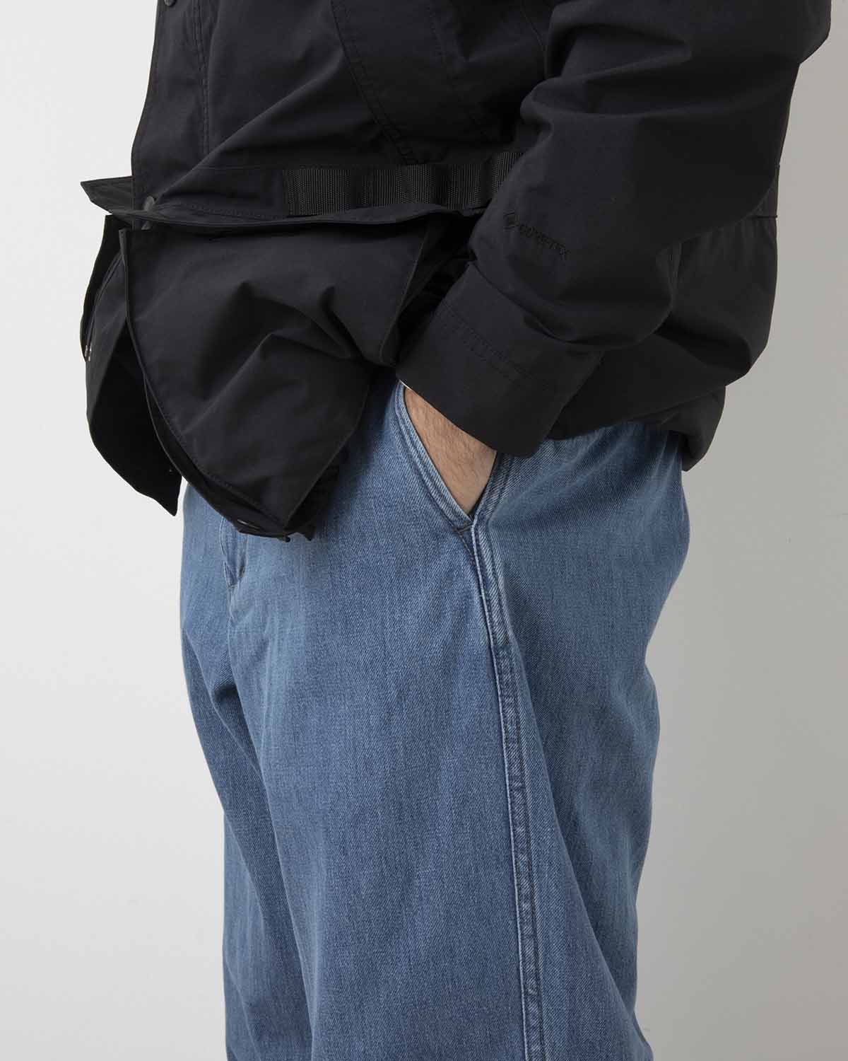 DENIM WIDE TAPERED FIELD PANTS