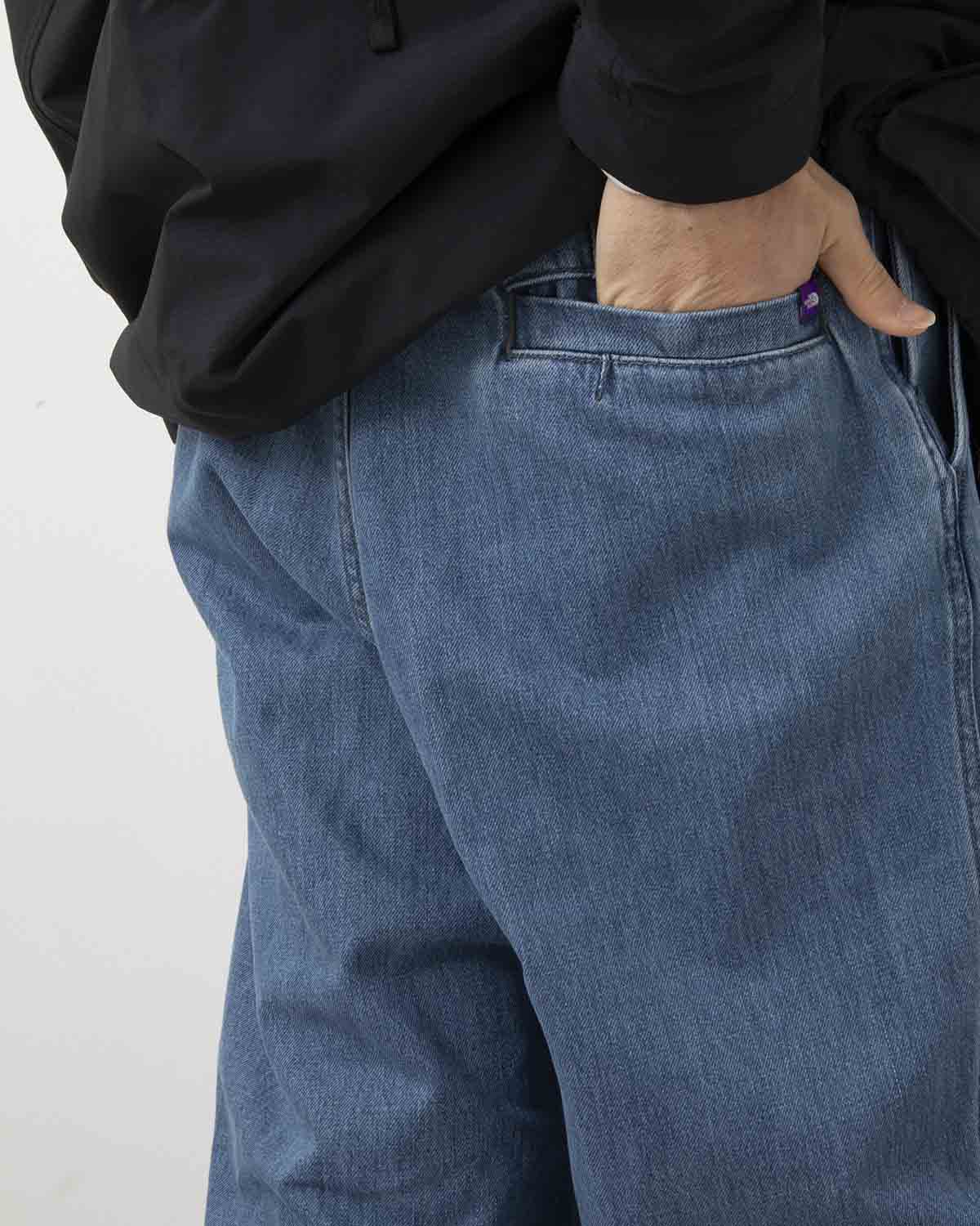 DENIM WIDE TAPERED FIELD PANTS