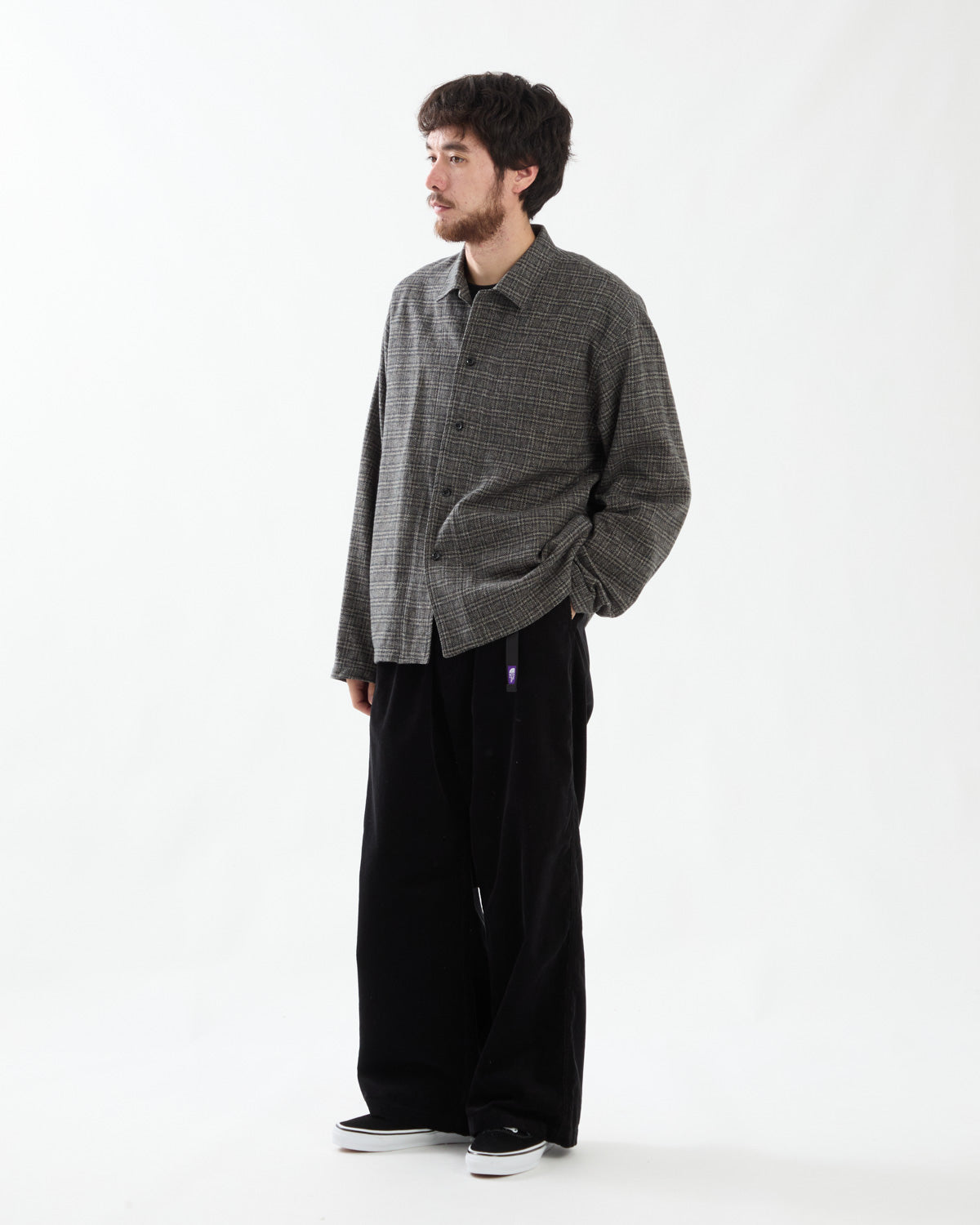 CORDUROY WIDE STRAIGHT FIELD PANTS