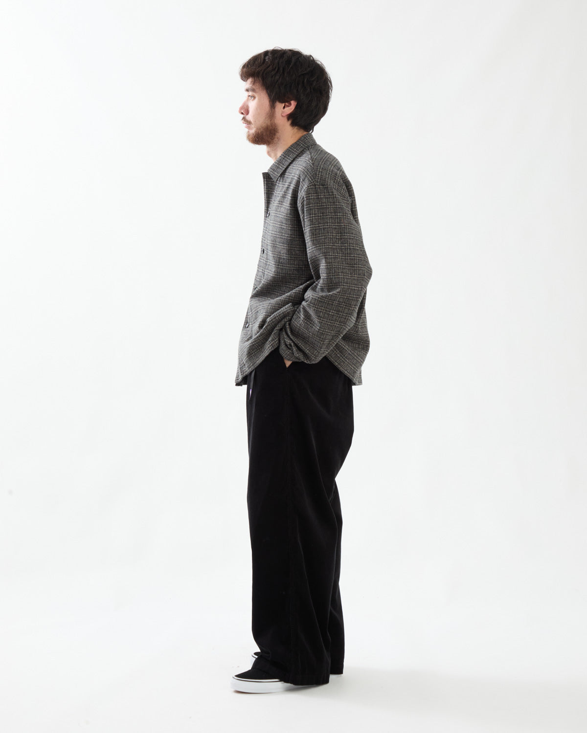 CORDUROY WIDE STRAIGHT FIELD PANTS