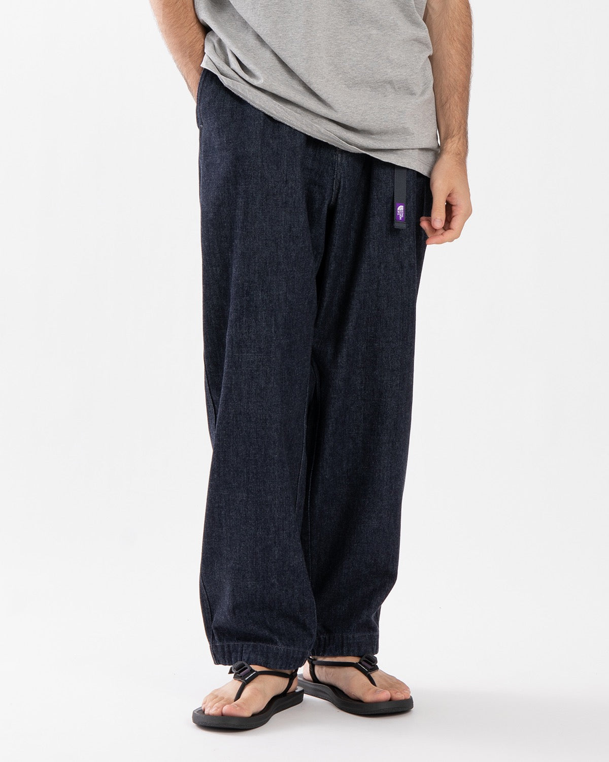 DENIM WIDE TAPERED FIELD PANTS