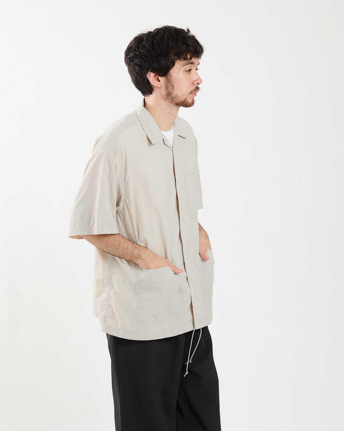 NYLON TAFFETA FIELD S/S SHIRT