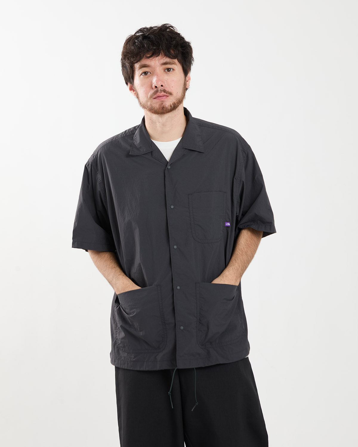 NYLON TAFFETA FIELD S/S SHIRT