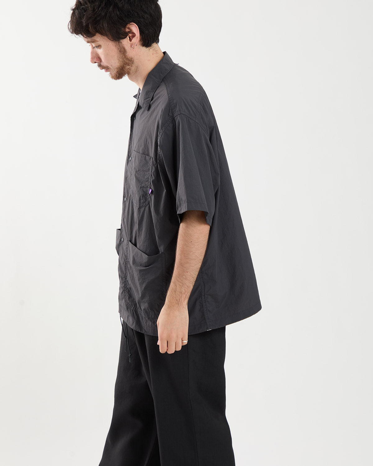NYLON TAFFETA FIELD S/S SHIRT