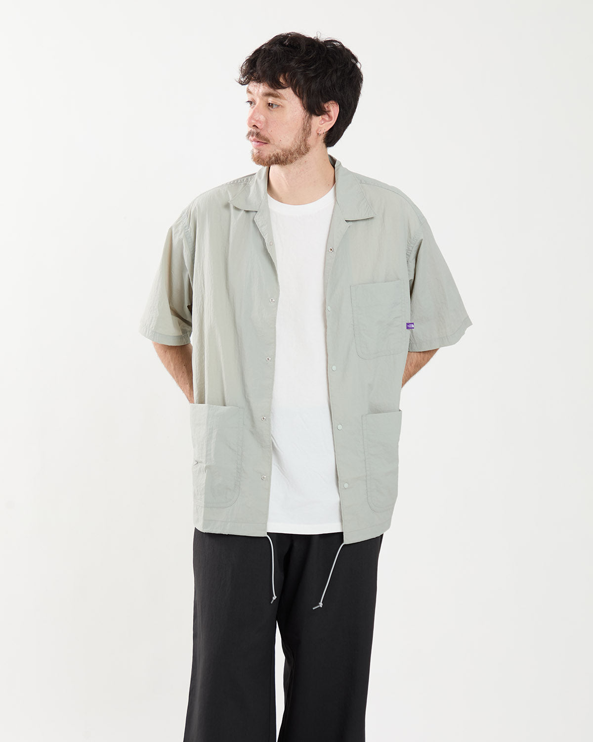 NYLON TAFFETA FIELD S/S SHIRT