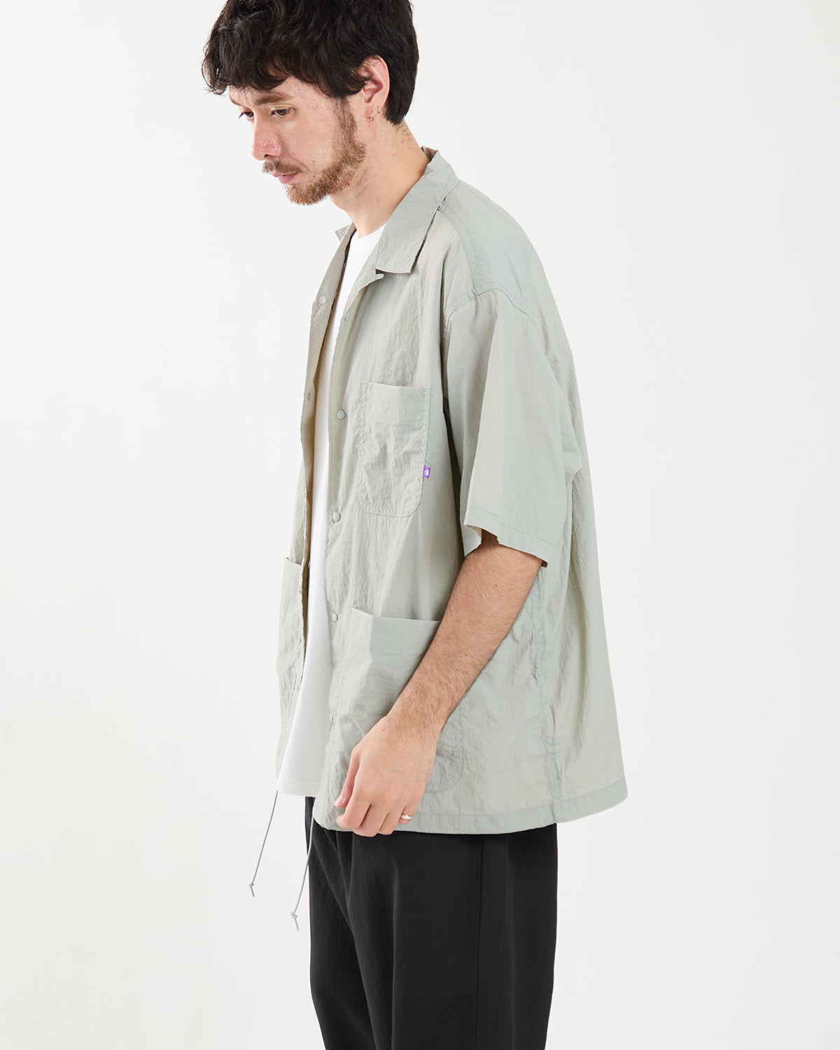 NYLON TAFFETA FIELD S/S SHIRT