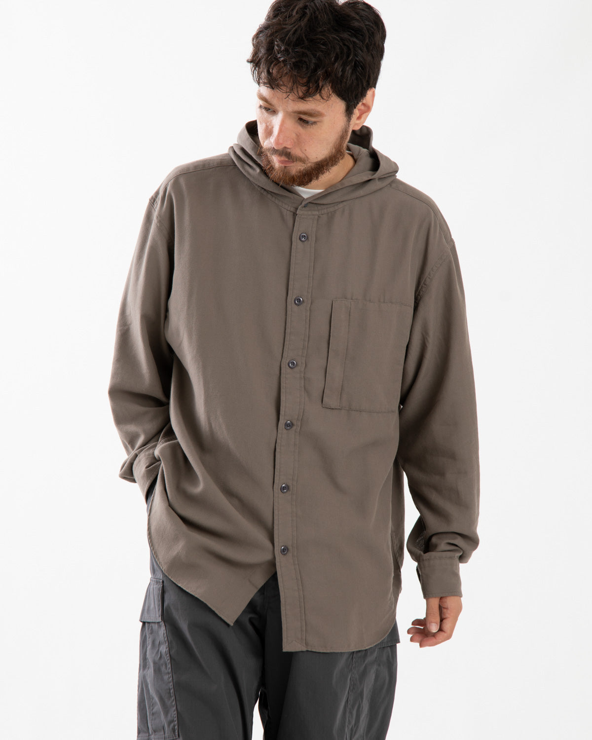 ROYAL OXFORD MOUNTAIN HOODED SHIRT