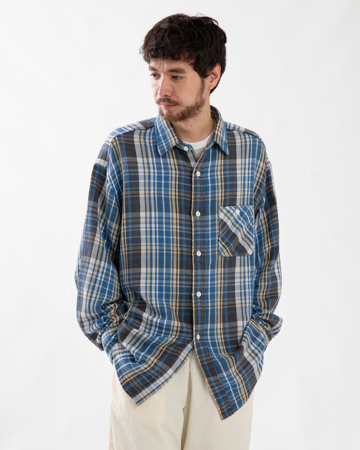 FLANNEL PLAID FIELD SHIRT
