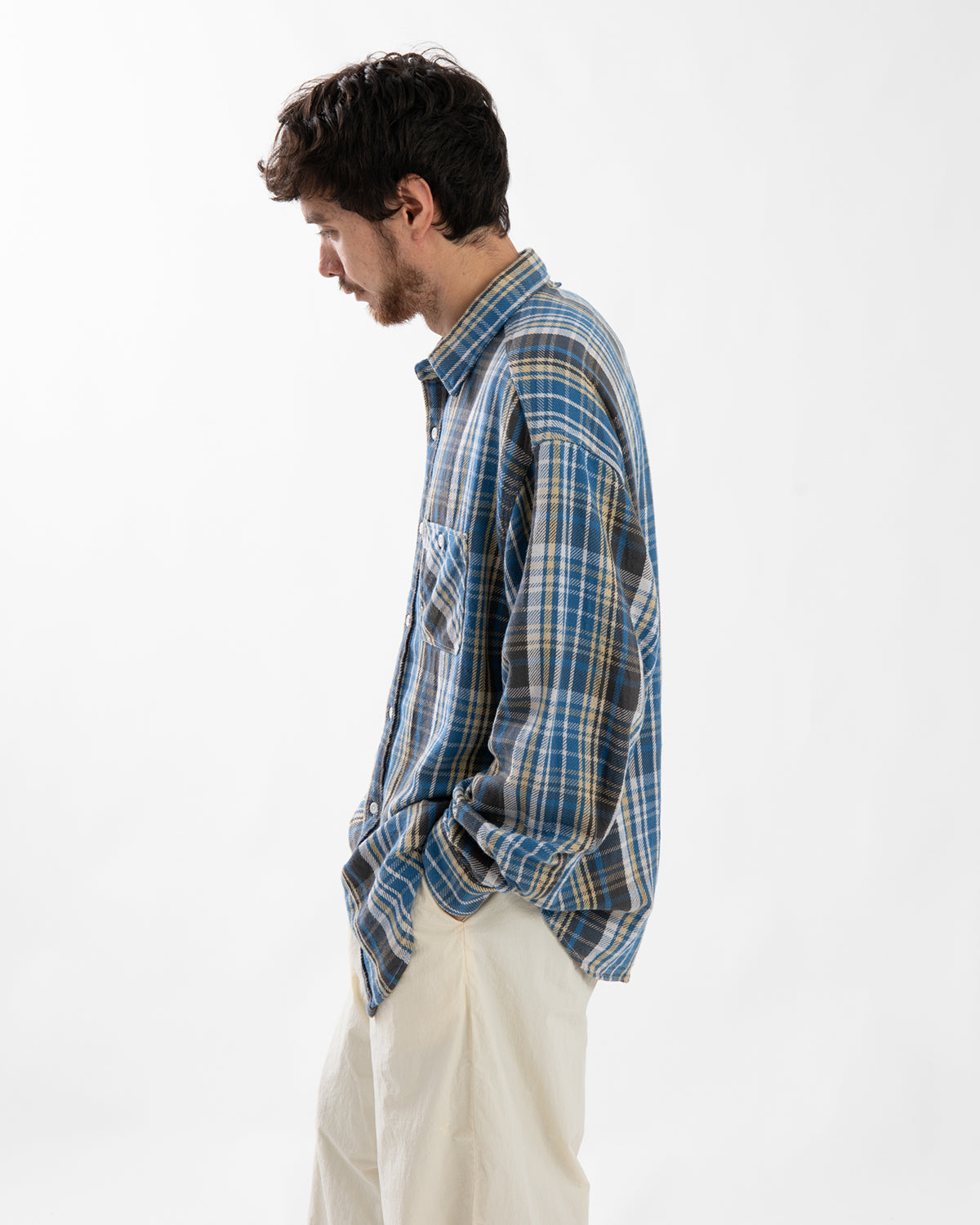 FLANNEL PLAID FIELD SHIRT