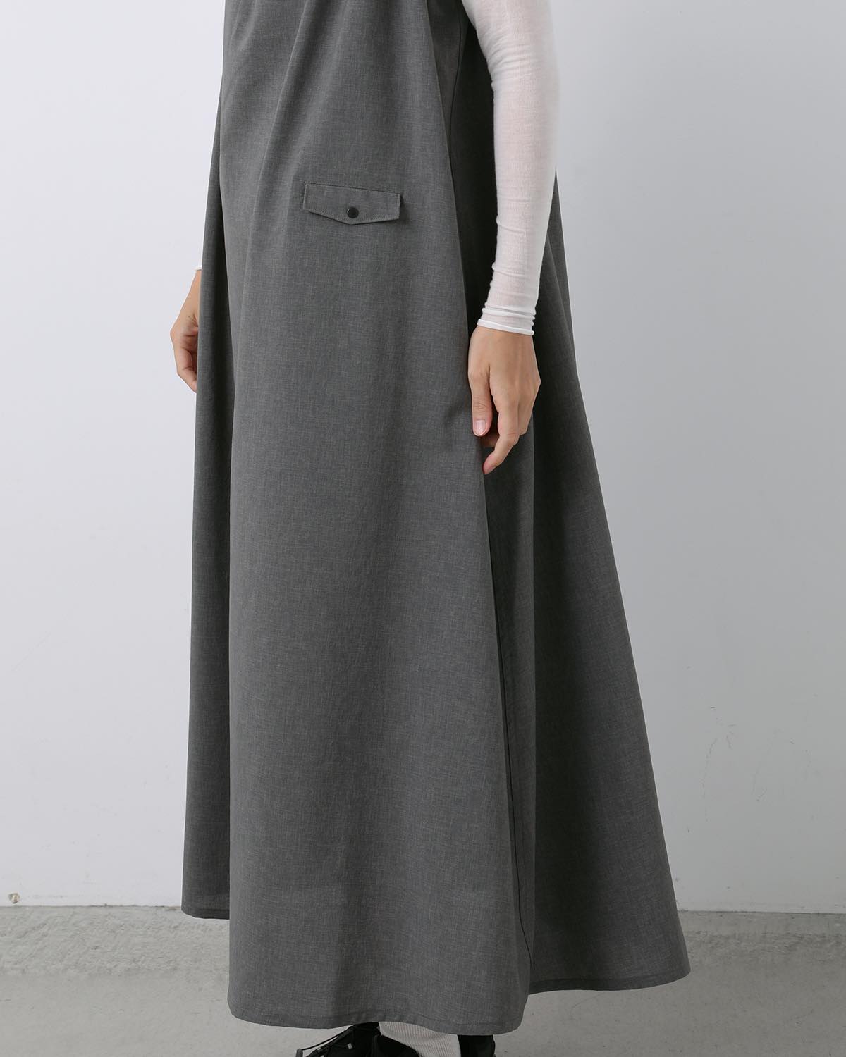 POLYESTER TROPICAL FIELD CAMISOLE DRESS