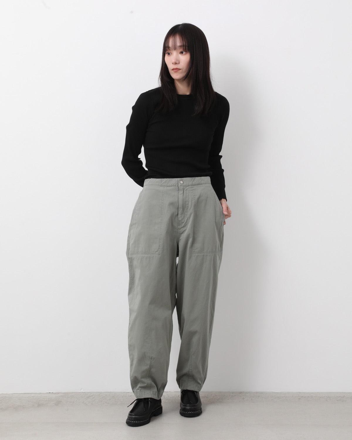 RIPSTOP WIDE CROPPED FIELD PANTS (WOMEN'S)
