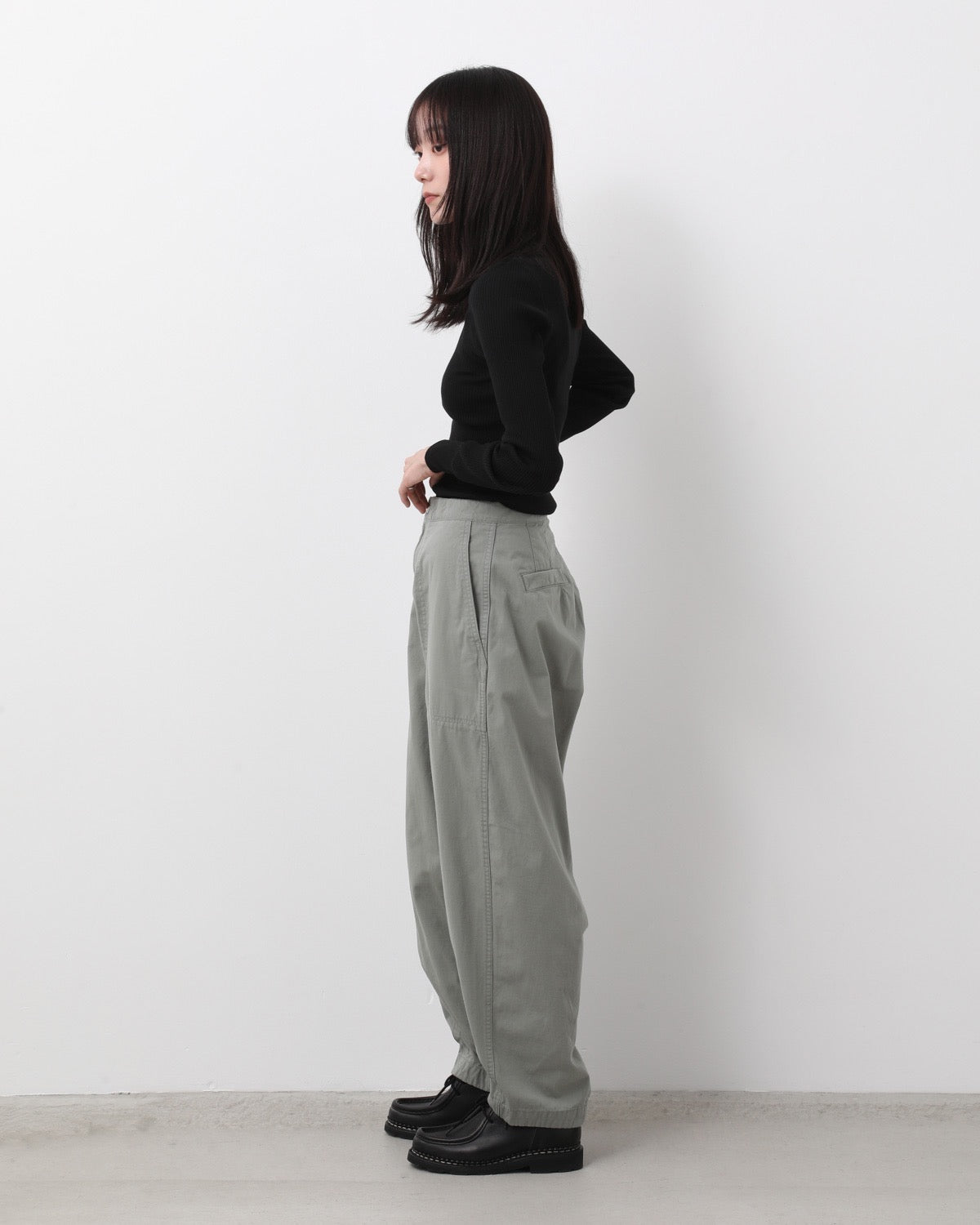 RIPSTOP WIDE CROPPED FIELD PANTS (WOMEN'S)