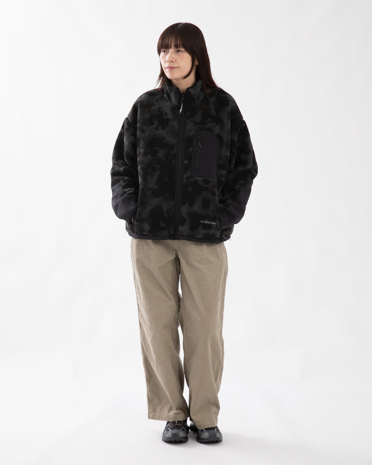 CORDUROY WIDE STRAIGHT FIELD PANTS (WOMEN'S)
