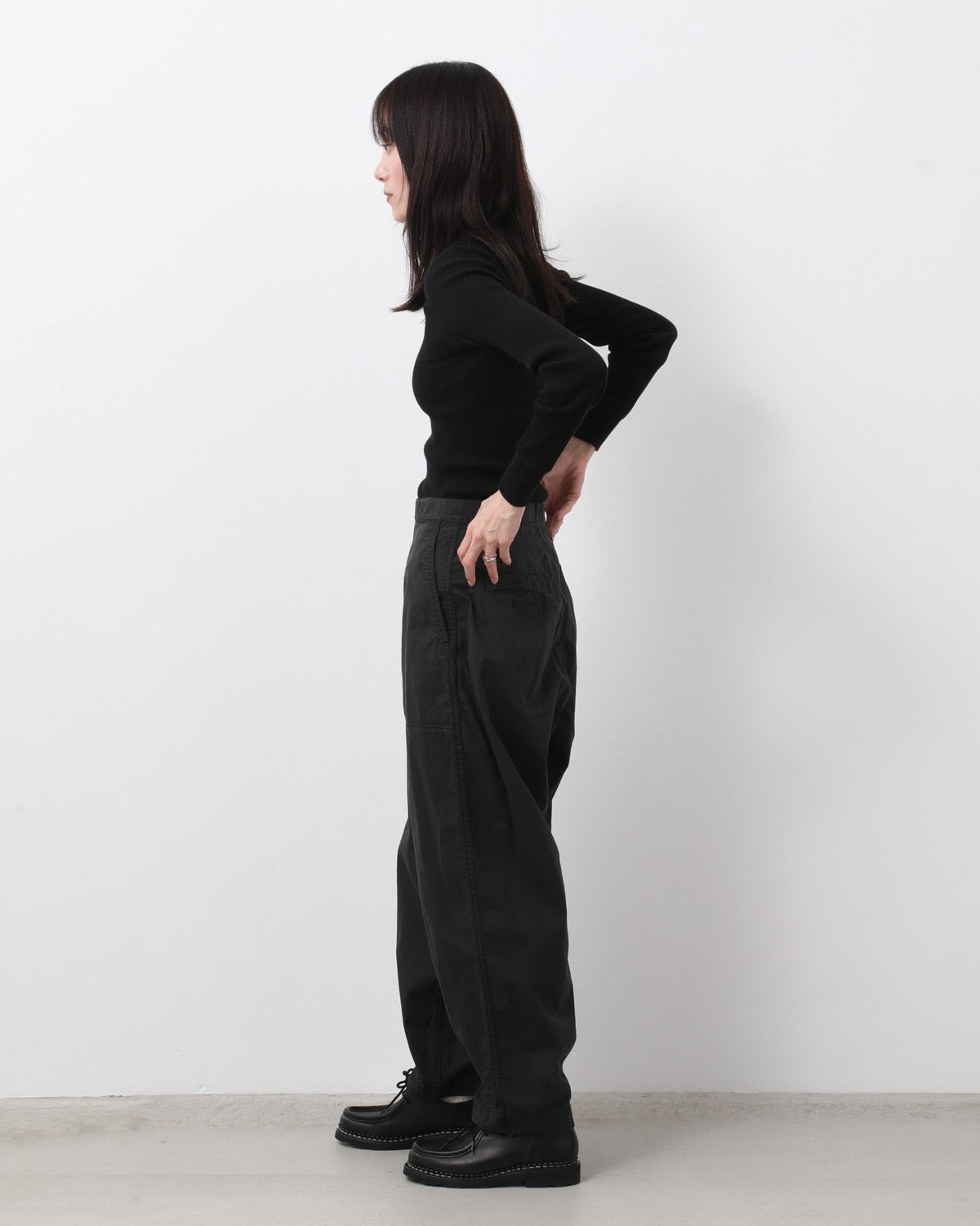 RIPSTOP WIDE CROPPED FIELD PANTS