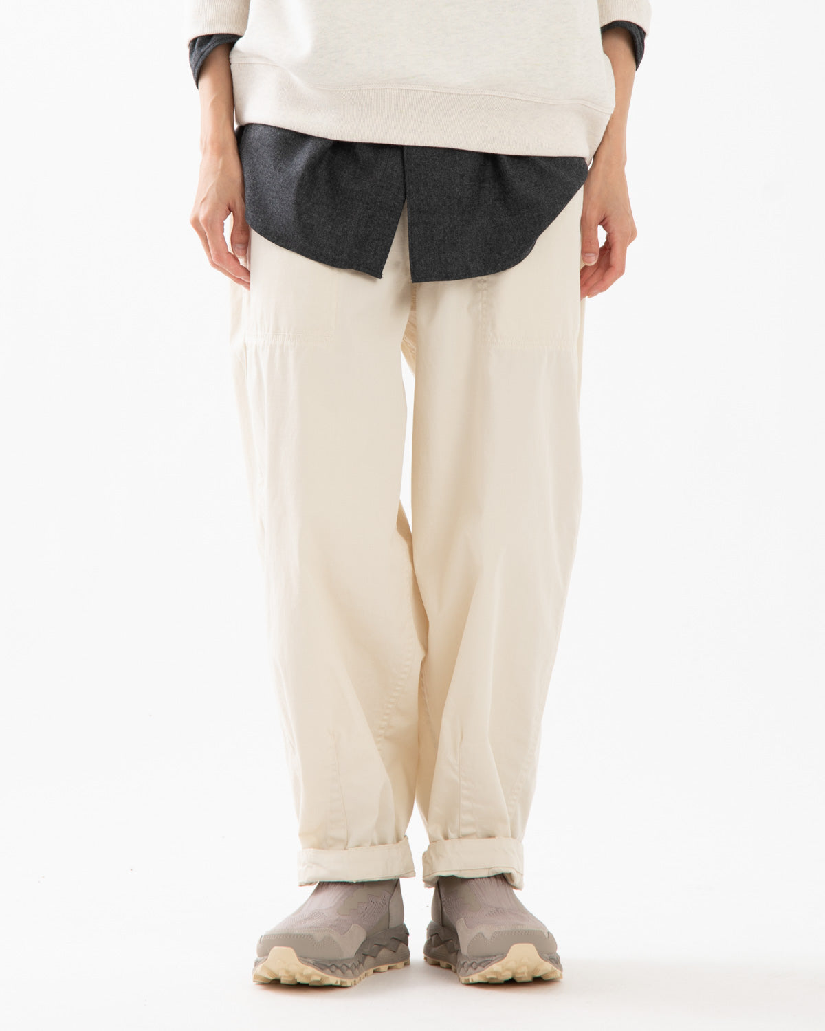 RIPSTOP WIDE CROPPED FIELD PANTS