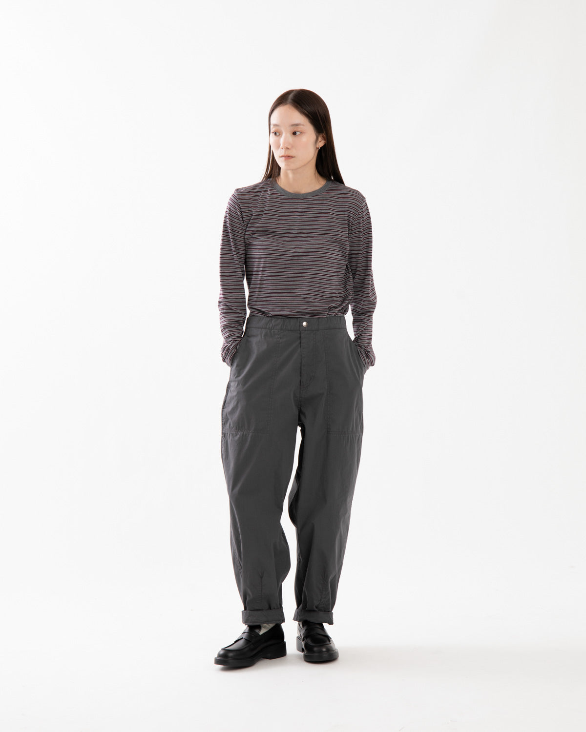 RIPSTOP WIDE CROPPED FIELD PANTS