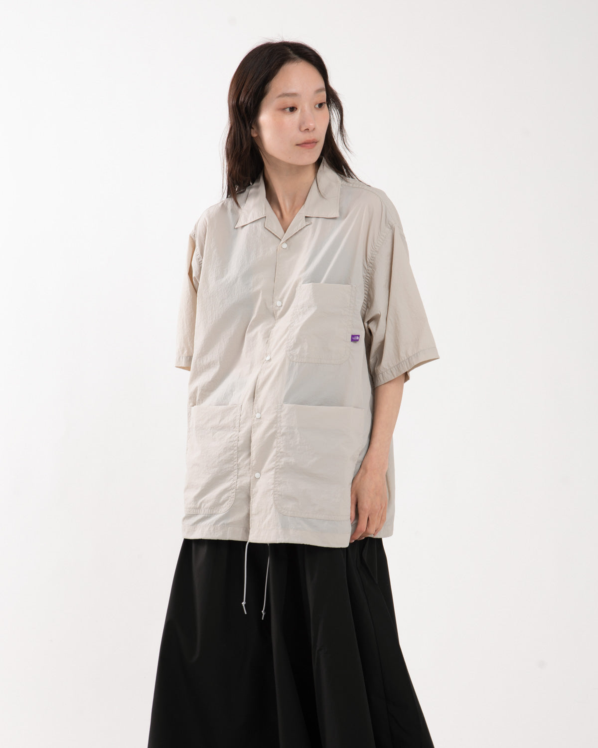 NYLON TAFFETA FIELD S/S SHIRT (WOMEN'S)