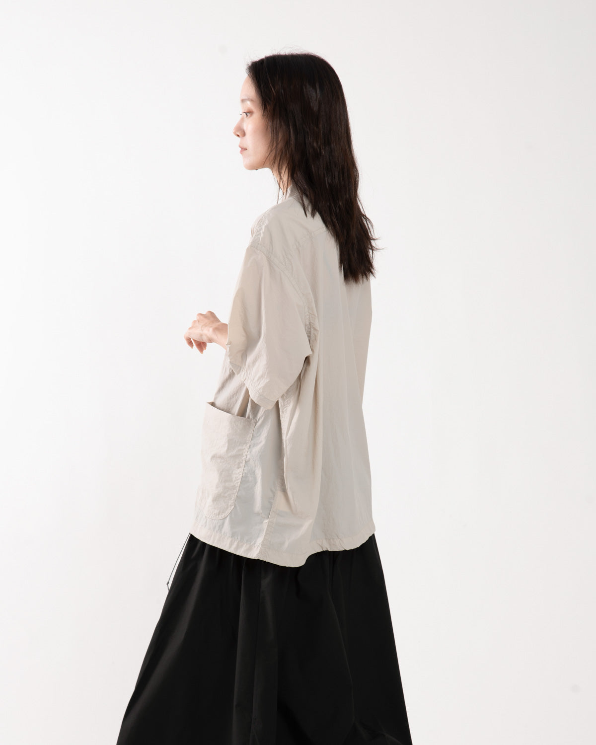 NYLON TAFFETA FIELD S/S SHIRT (WOMEN'S)