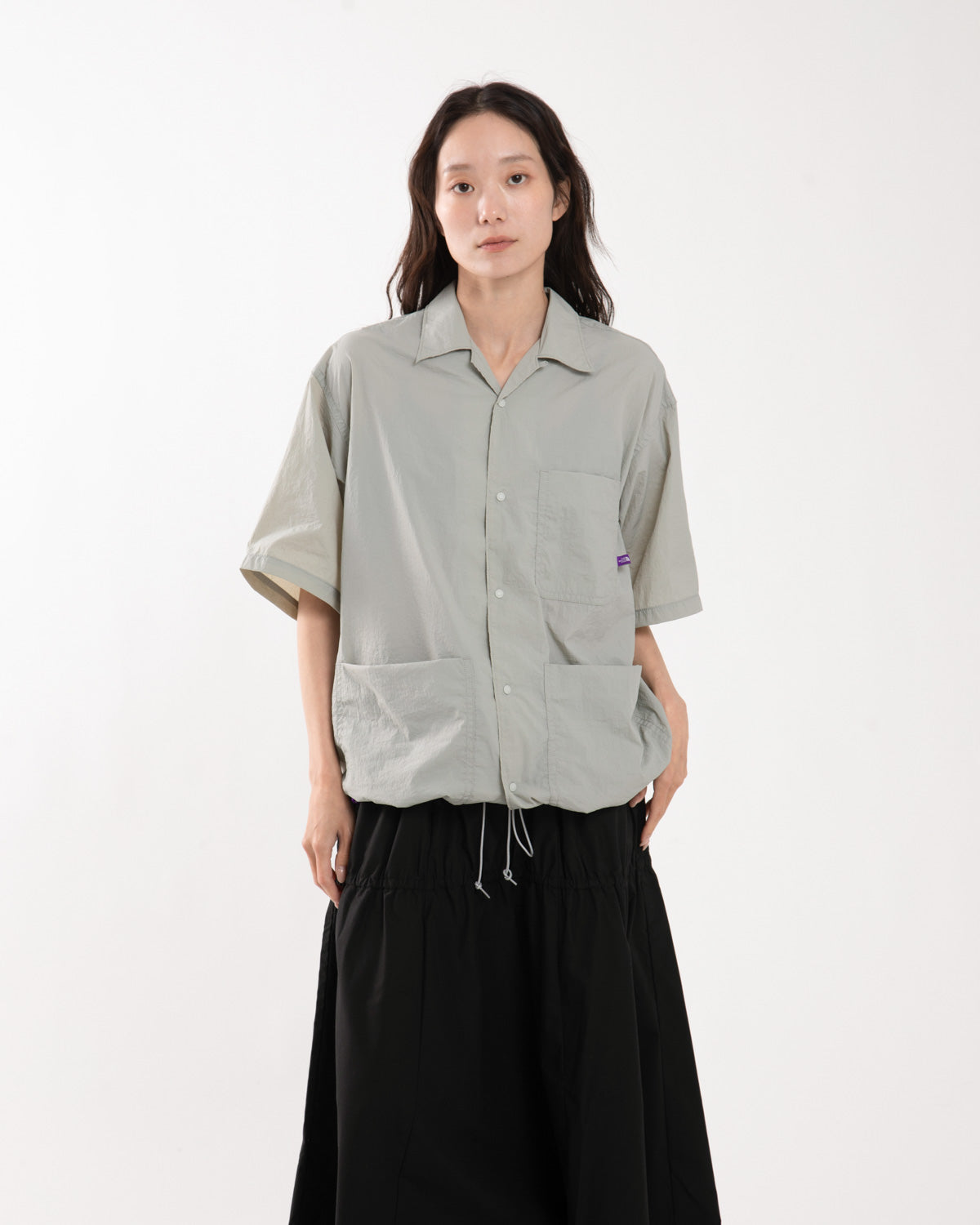 NYLON TAFFETA FIELD S/S SHIRT (WOMEN'S)