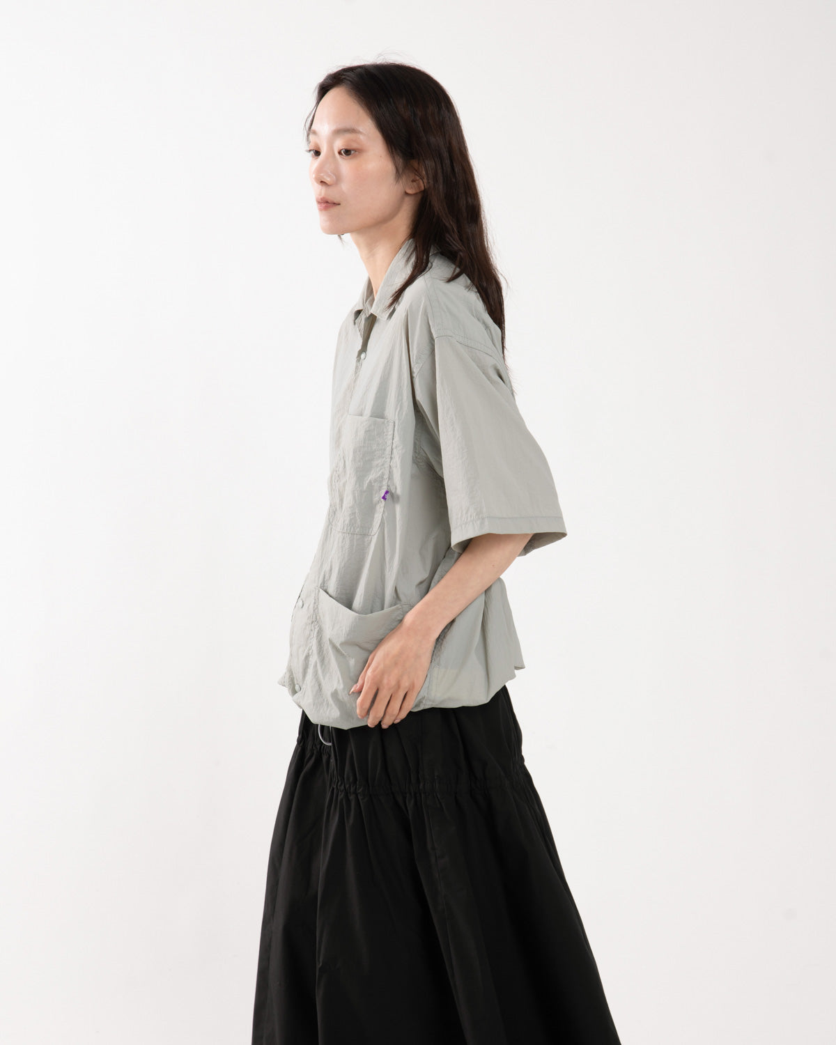 NYLON TAFFETA FIELD S/S SHIRT (WOMEN'S)