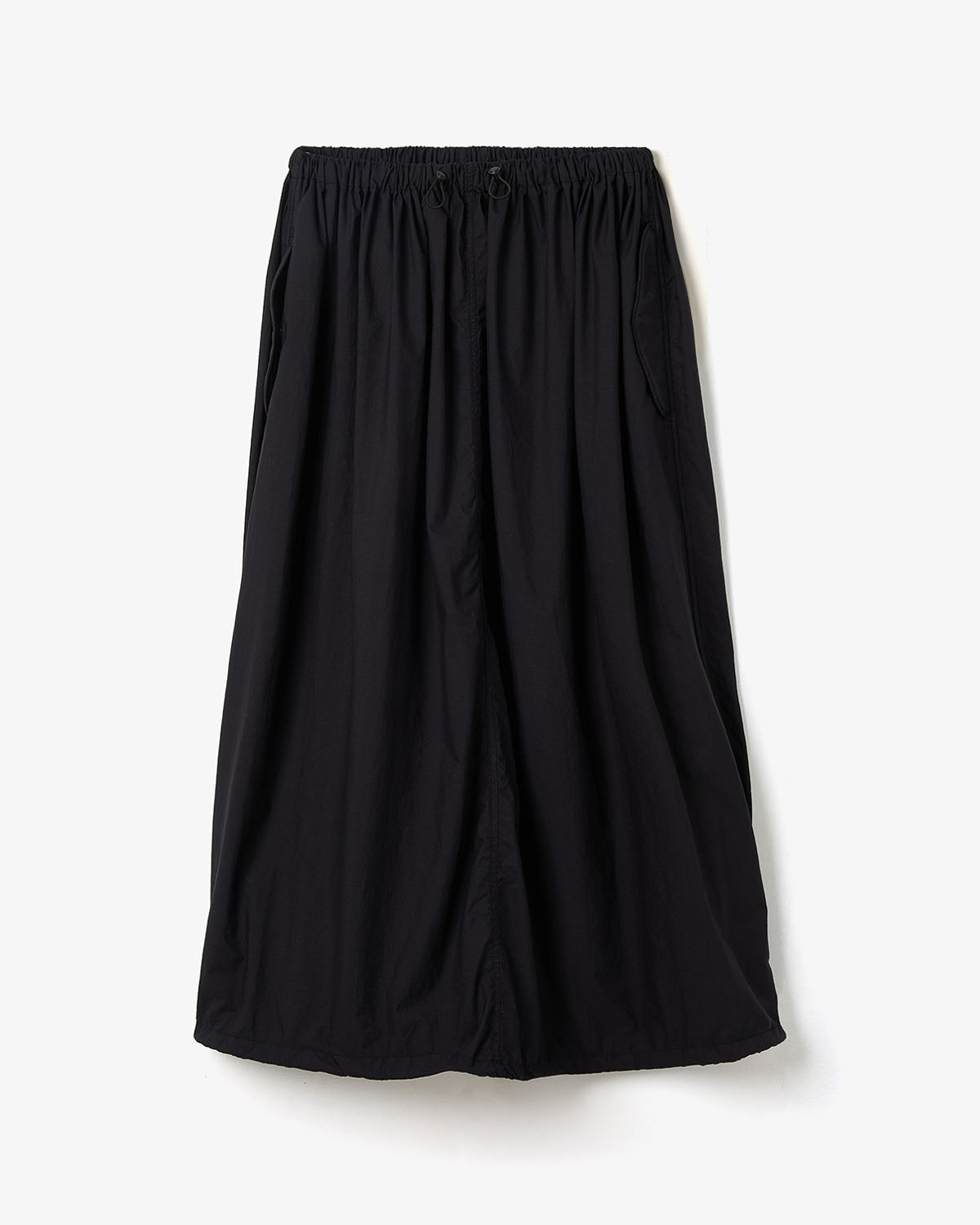 GARMENT DYED NYLON OVER SKIRT