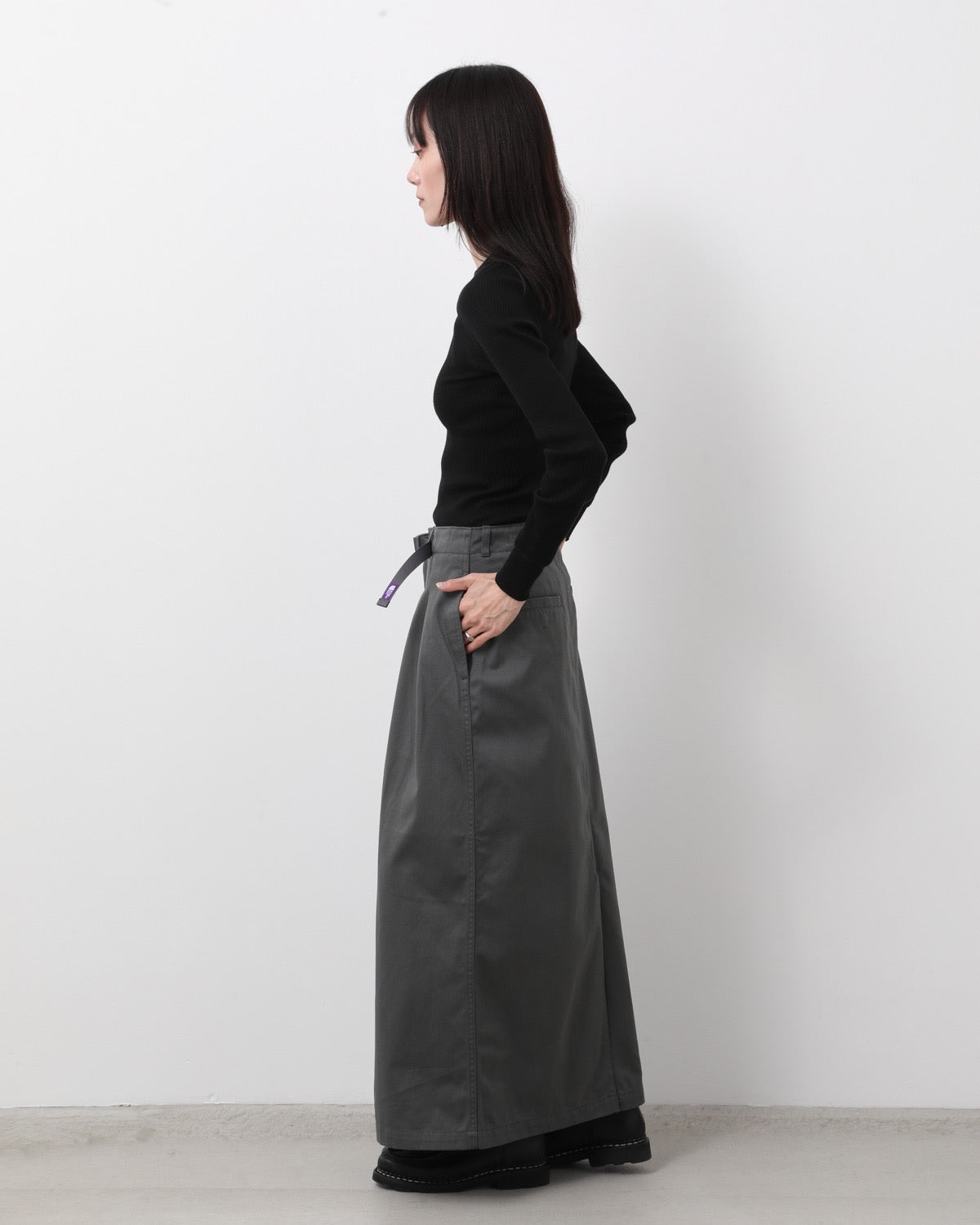 CHINO TUCK FIELD SKIRT