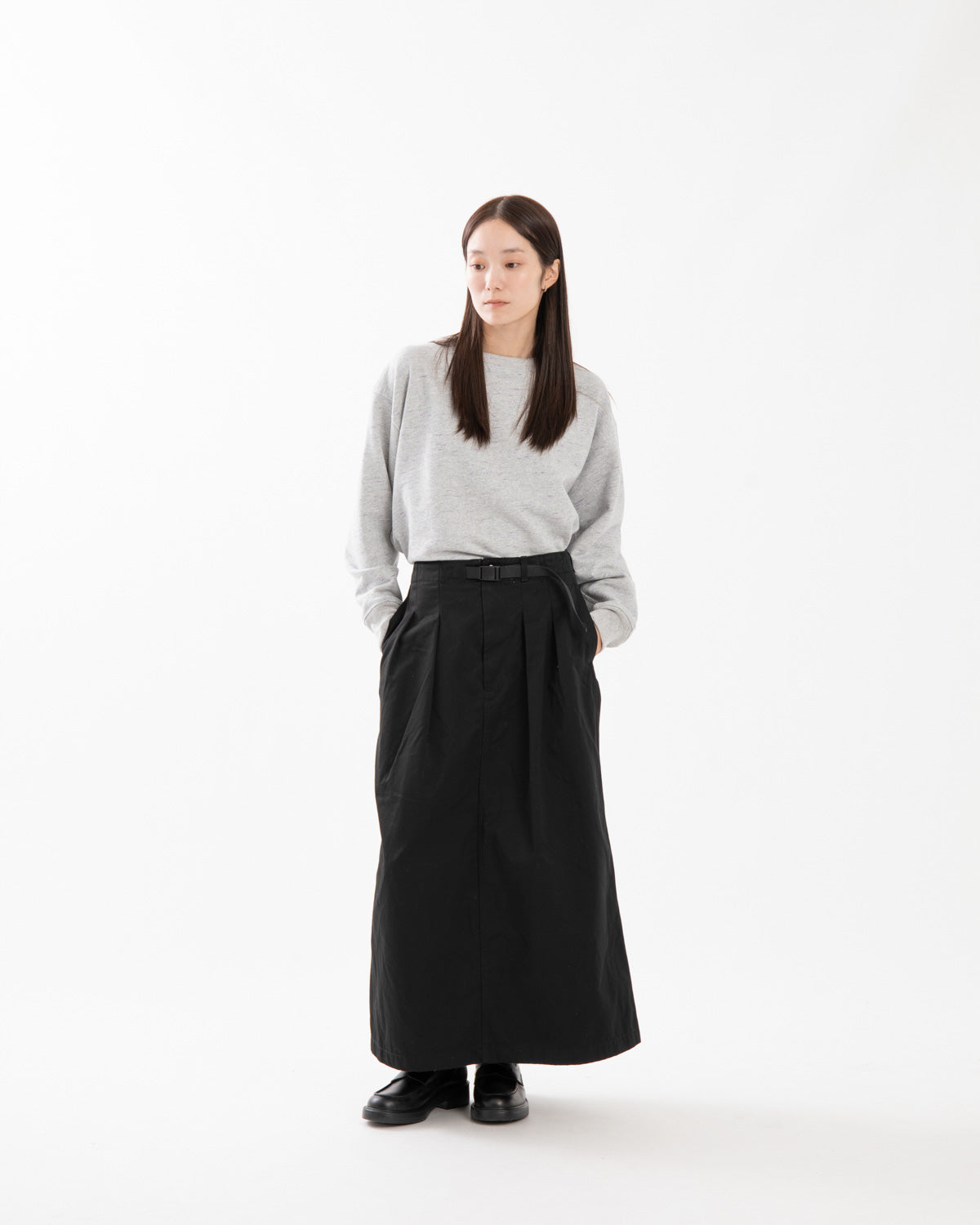 CHINO TUCK FIELD SKIRT