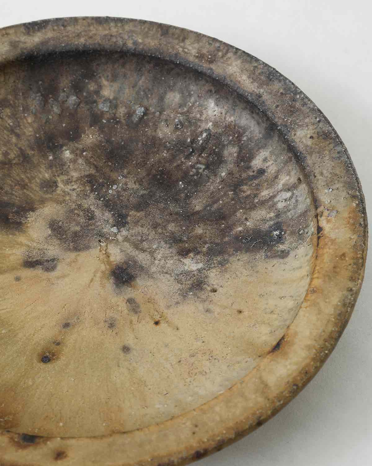 WOOD ASH GLAZE 9-INCH RIM PLATE