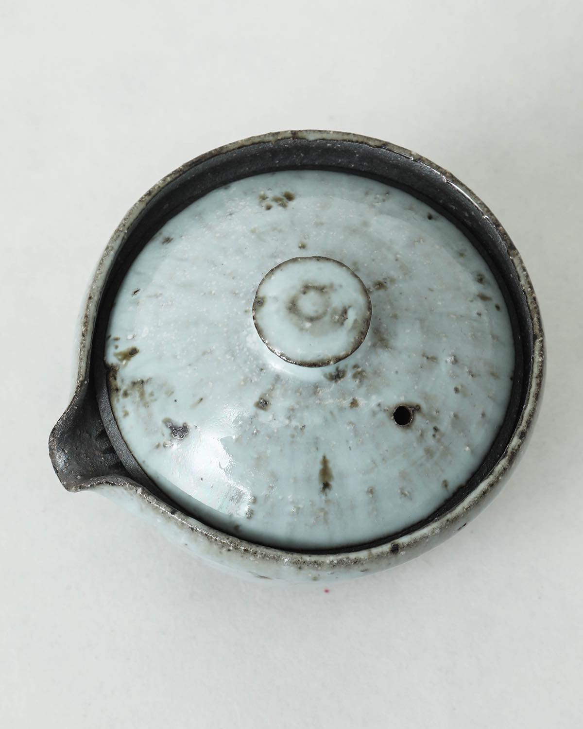 WHEAT ASH GLAZE TEA POT