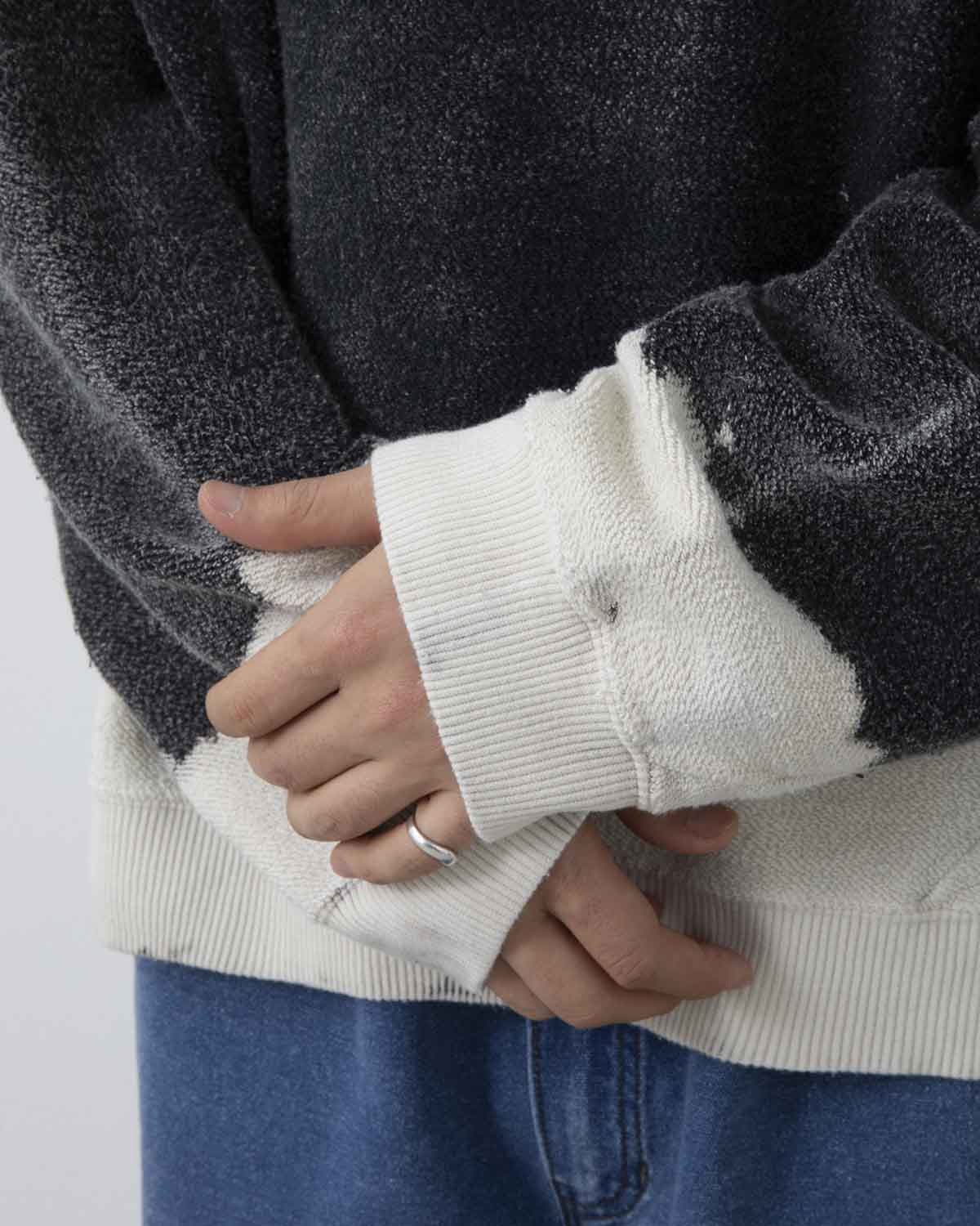 HAND DYE REVERSE TWIST SWEAT