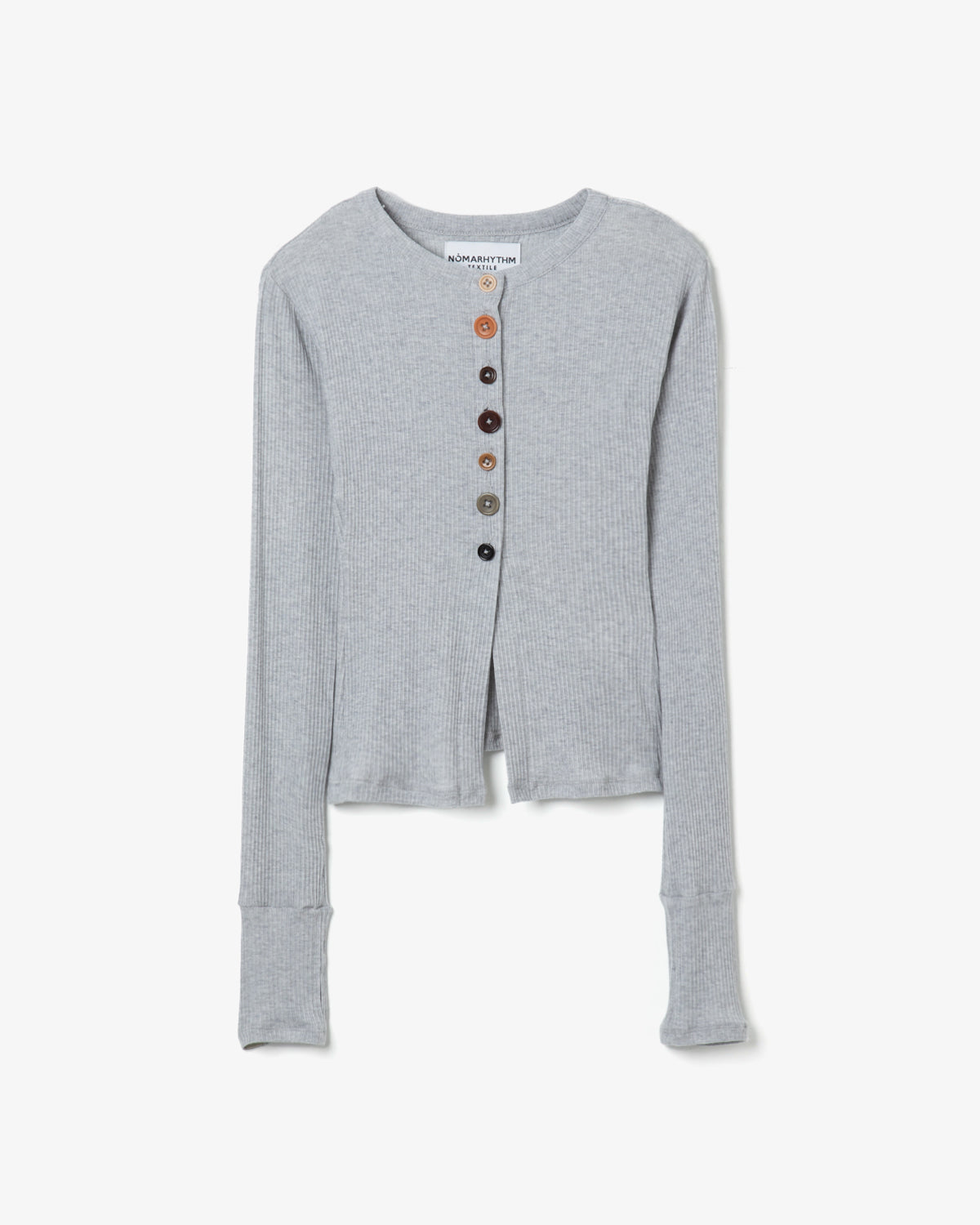 MULTI BUTTON RIB CARDIGAN