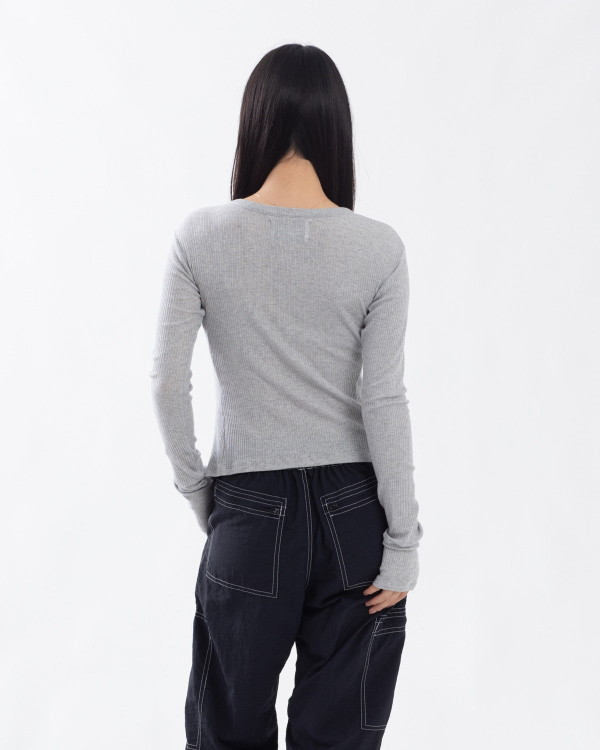 MULTI BUTTON RIB CARDIGAN