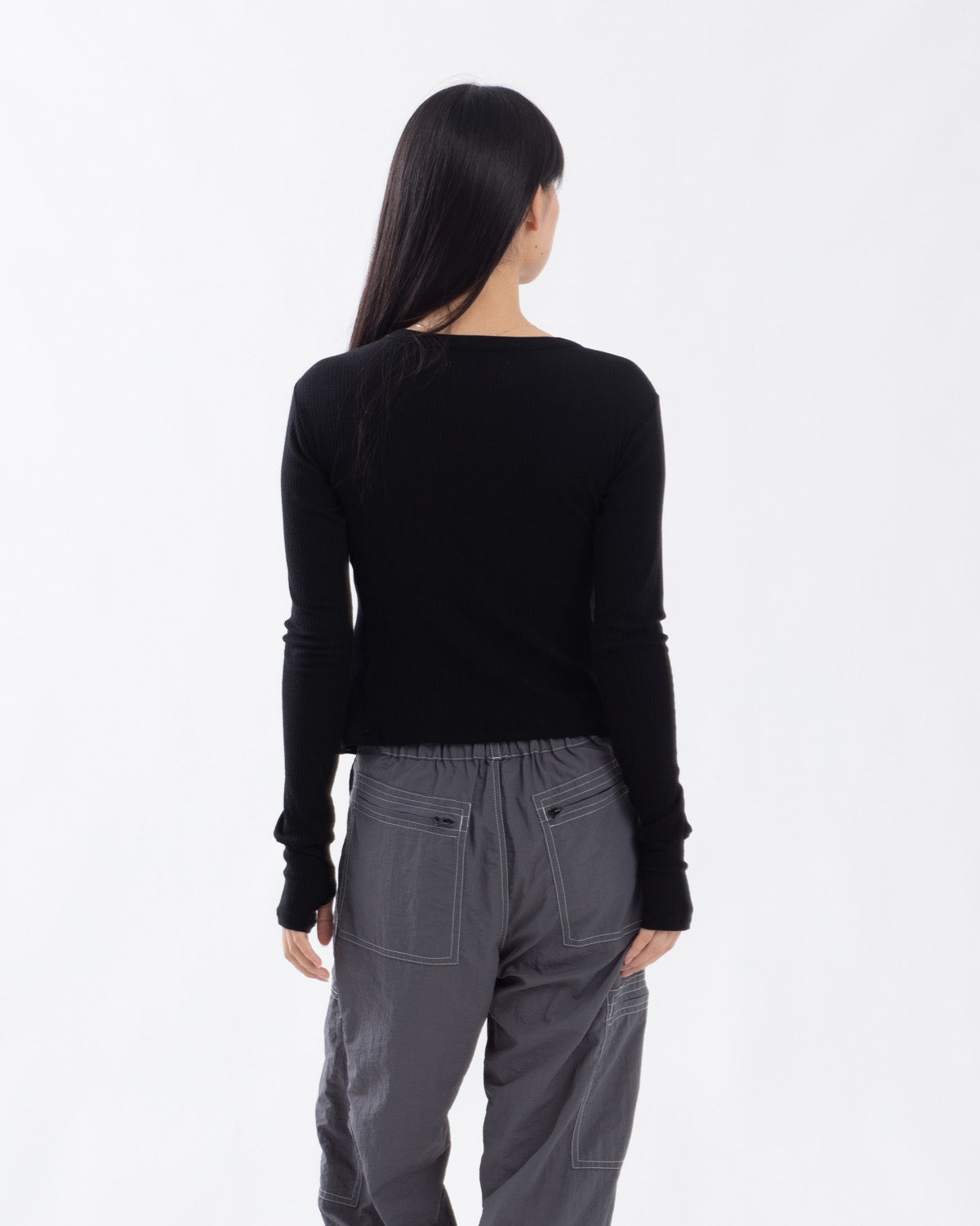 MULTI BUTTON RIB CARDIGAN