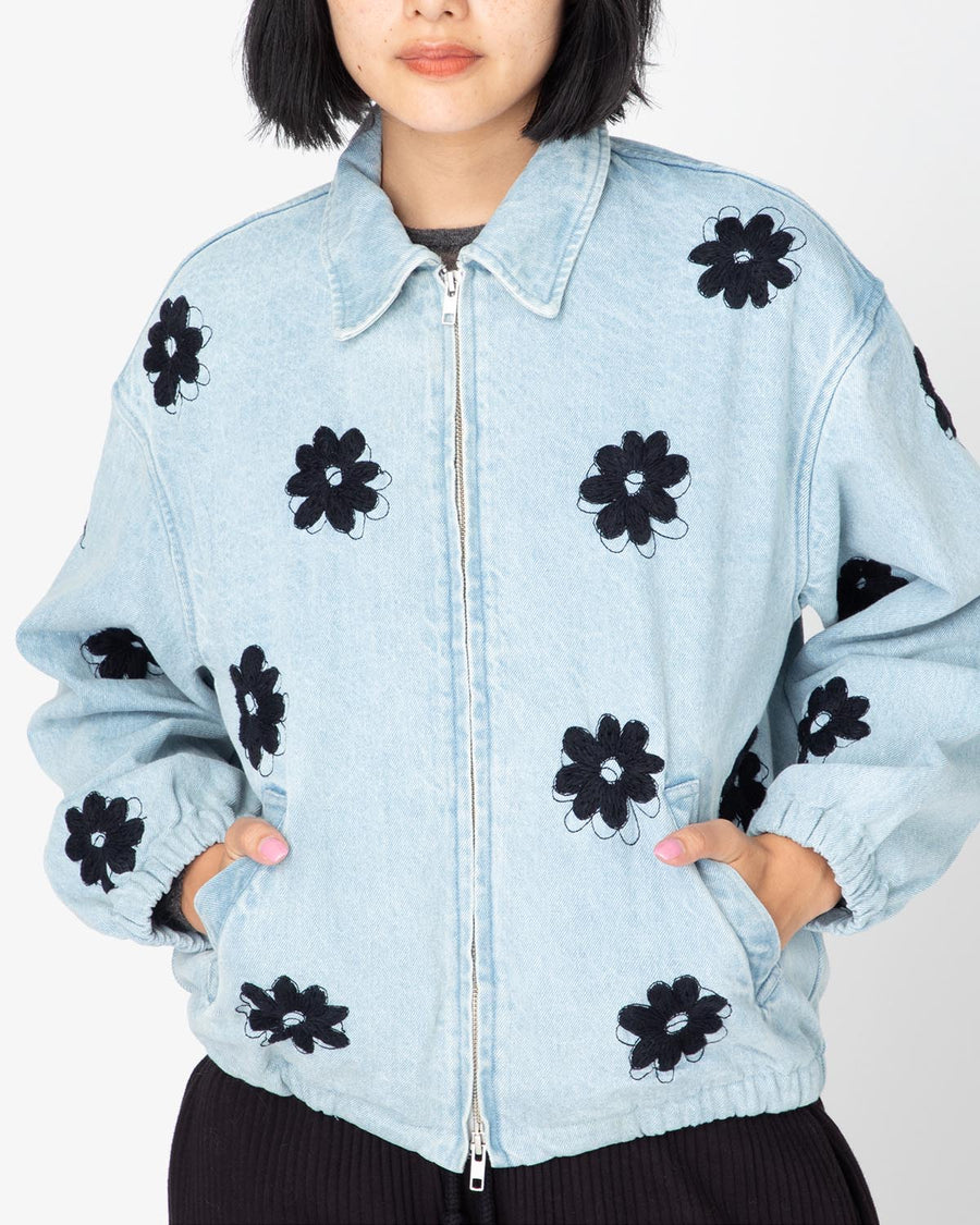FLOWER HAND EMBROIDERY BLOUSON – COVERCHORD