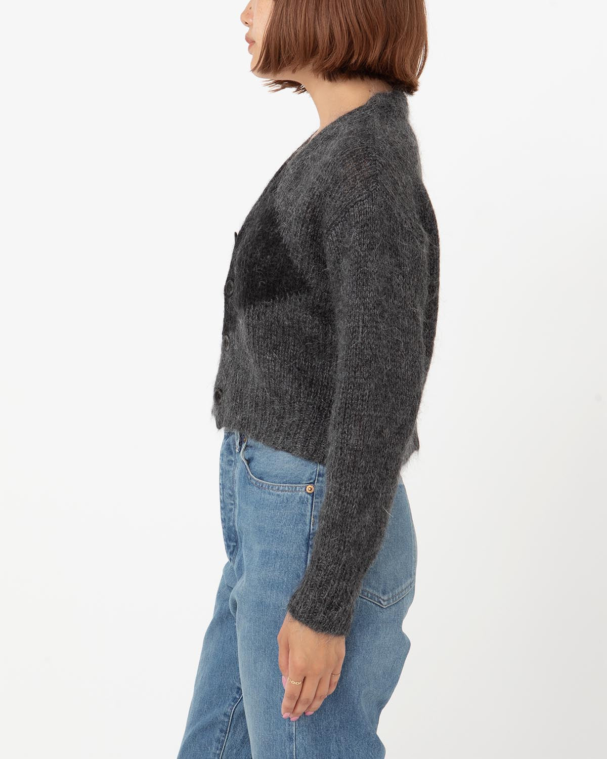 HAND KNITTED MOHAIR CARDIGAN (WOMEN'S)