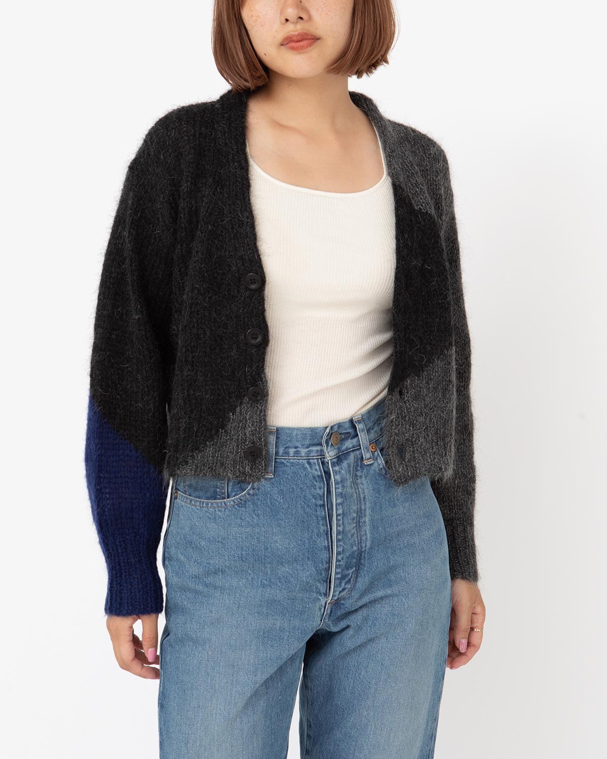 HAND KNITTED MOHAIR CARDIGAN (WOMEN'S)