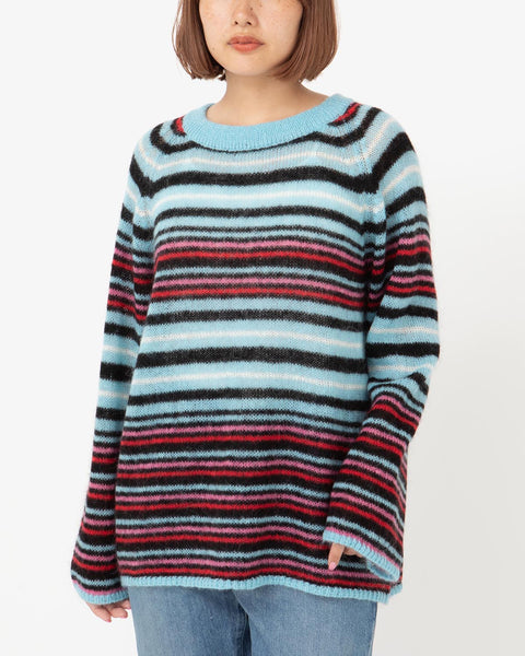 MULTI STRIPE MOHAIR SWEATER – COVERCHORD