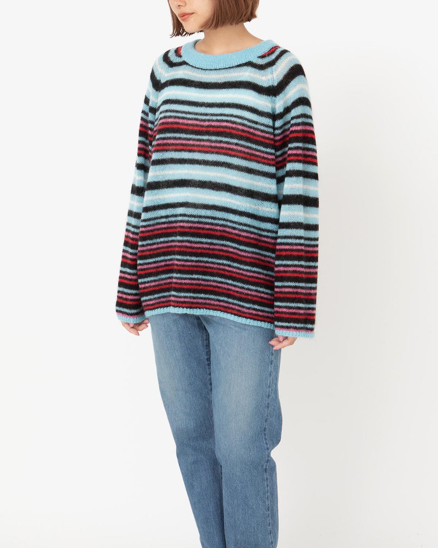 MULTI STRIPE MOHAIR SWEATER – COVERCHORD